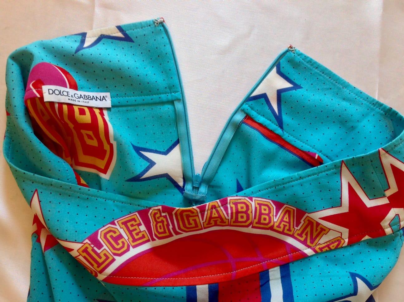 Dolce & Gabbana first collection vintage skirt,  1980s  In Good Condition For Sale In Milan, IT