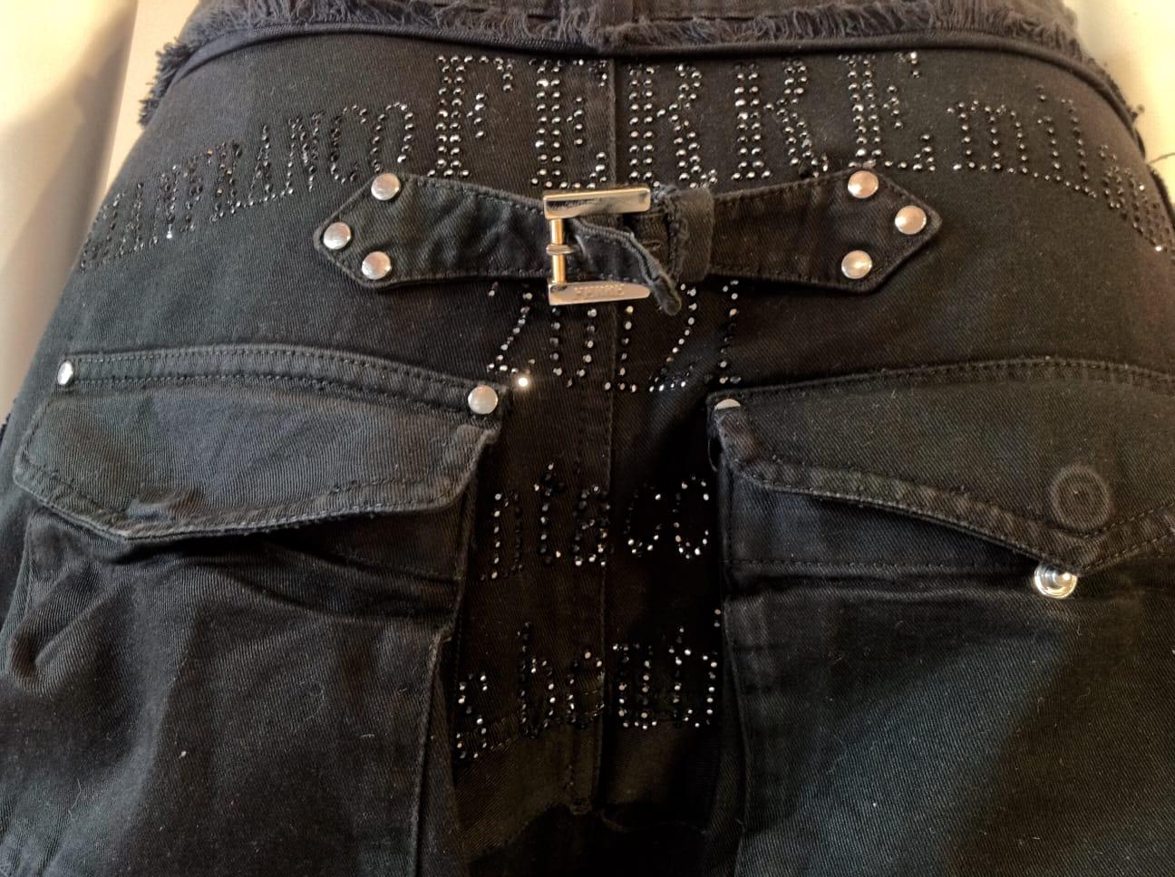 Gianfranco Ferré drop crotch black jeans, c 2010 For Sale 2