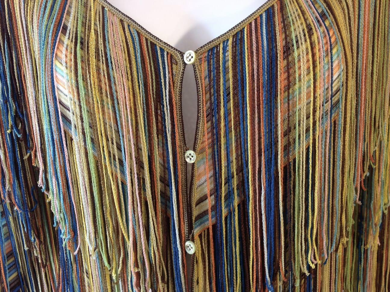 Missoni fringed jacket  In Excellent Condition For Sale In Milan, IT