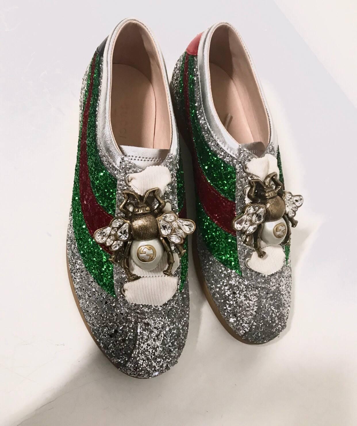 gucci bling sneakers