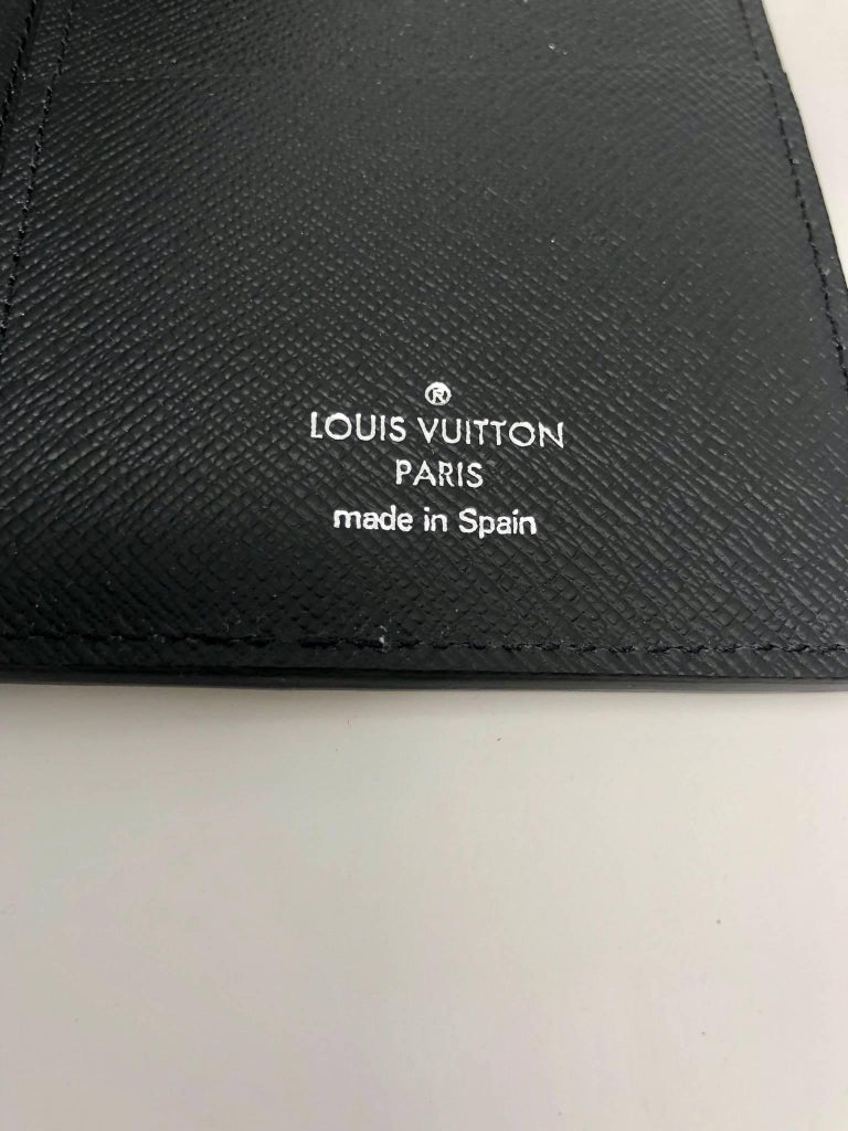 Louis Vuitton NEW Monogram Eclipse Portefeuille Brazza Wallet - BougieHabit