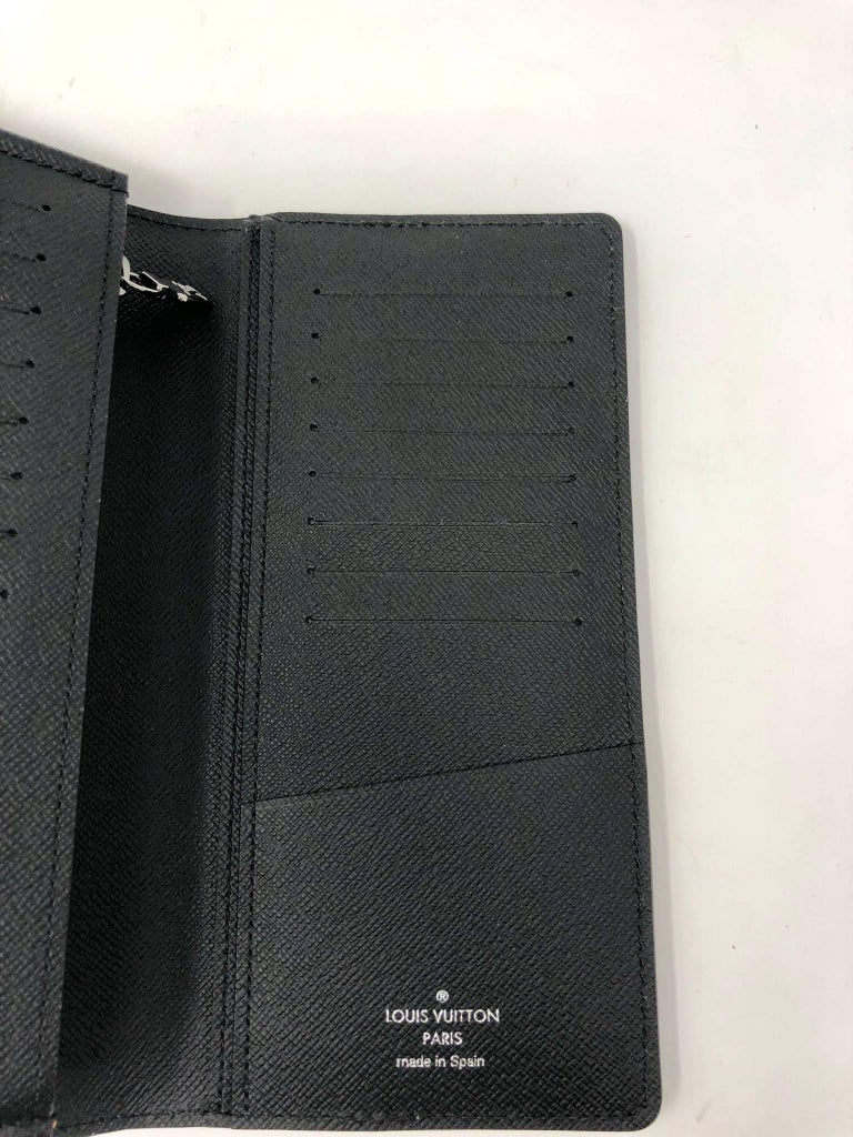 Louis Vuitton, Bags, Louis Vuitton Split Monogram Eclipse Brazza Wallet  Black