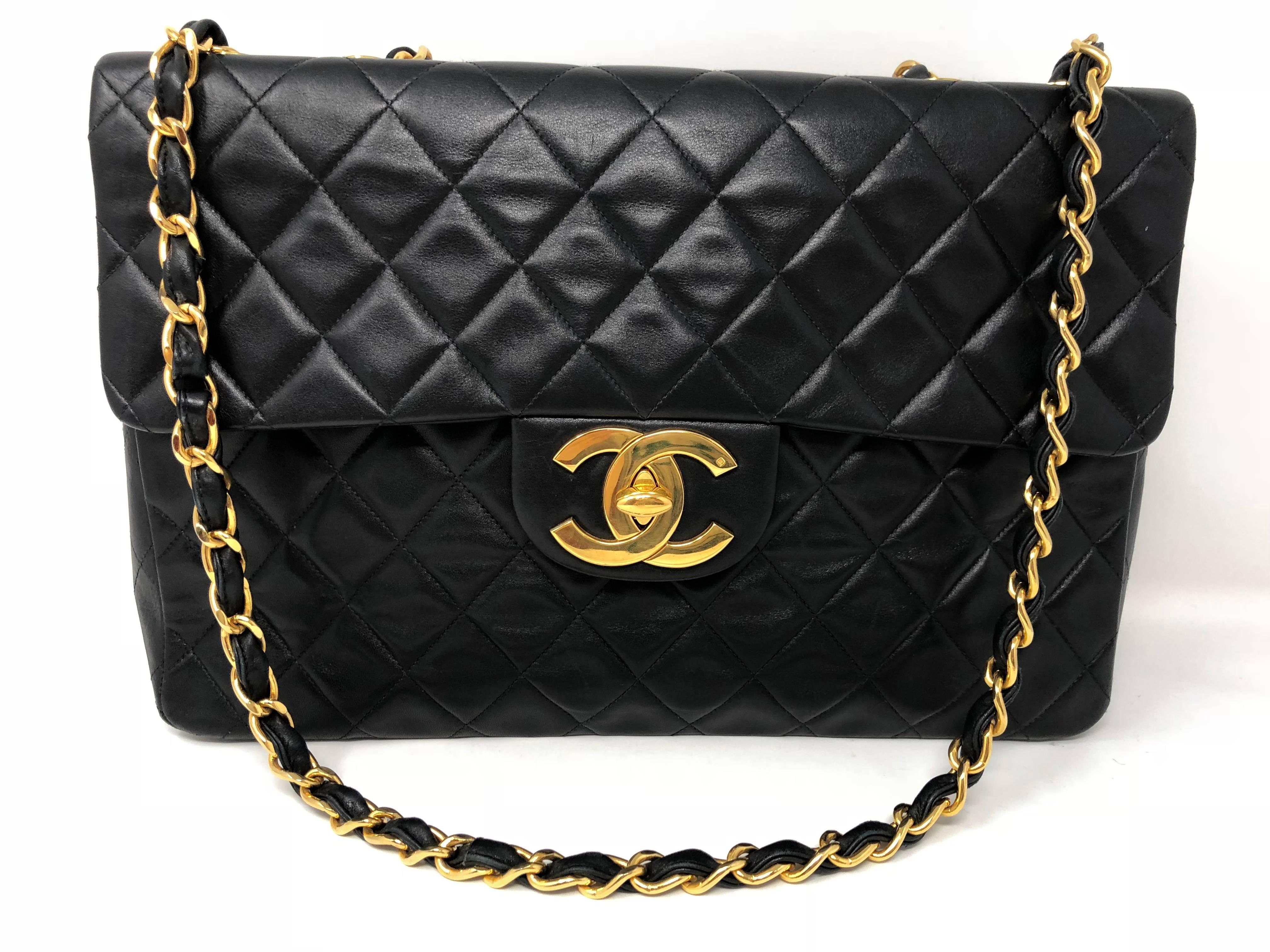 Chanel Maxi Single Flap In Excellent Condition In Athens, GA