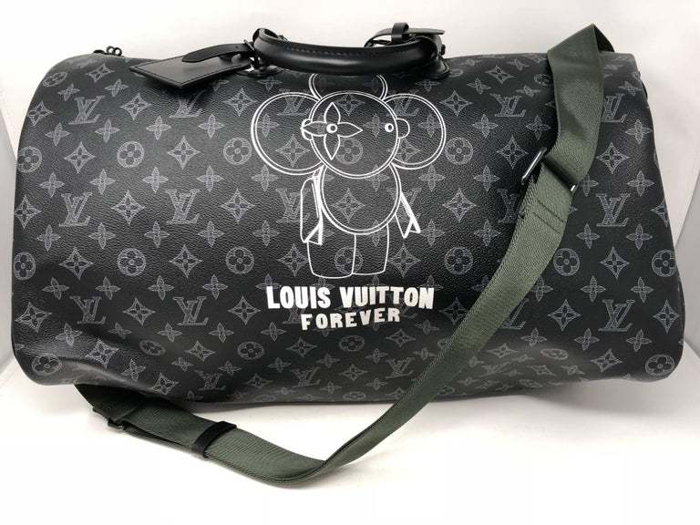 AUTHENTIC LOUIS VUITTON KEEPALL 50 DUFFLE BAG FOREVER MONOGRAM VIVIENNE NEW