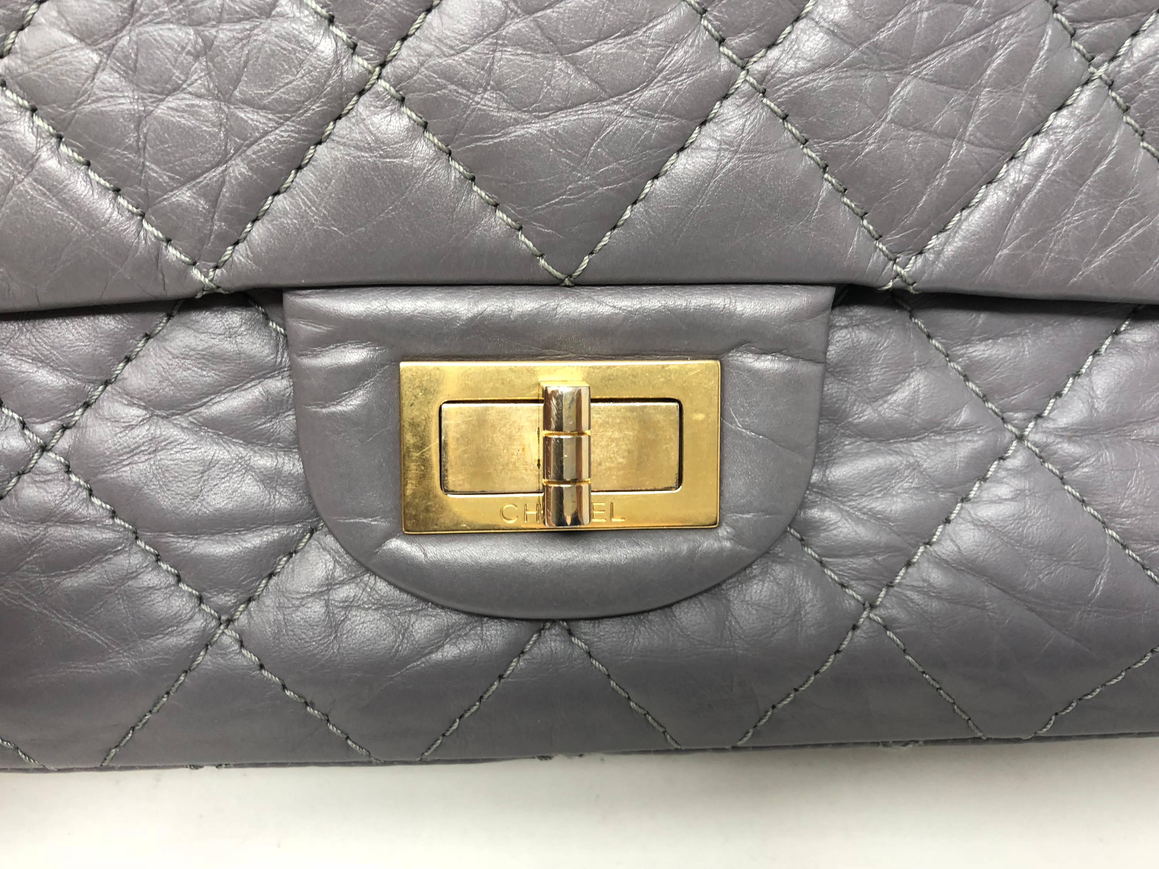 Chanel Gray Reissue 2.55 Flap Bag 3