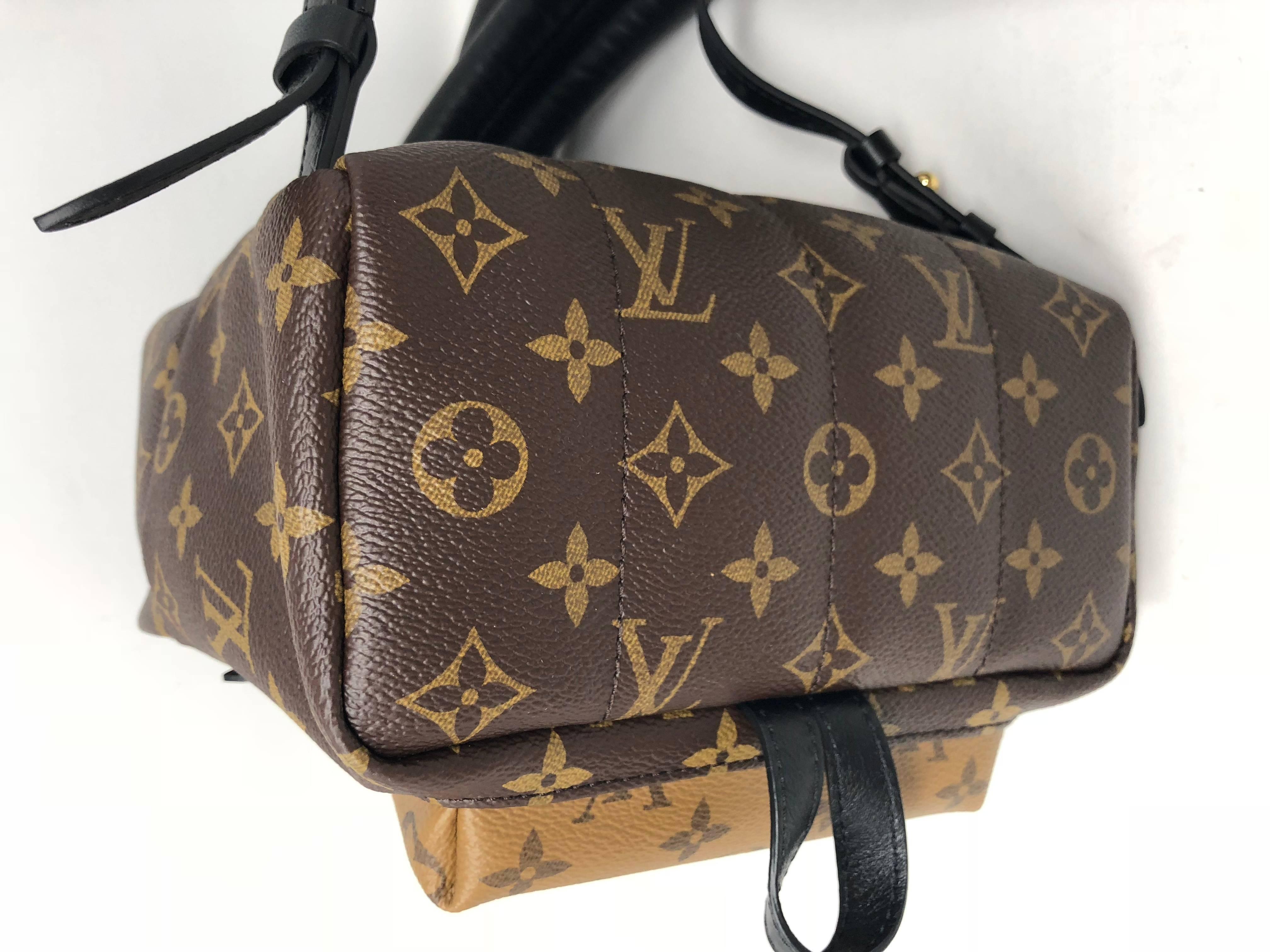 Louis Vuitton Reverse Palm Springs Backpack PM In New Condition In Athens, GA