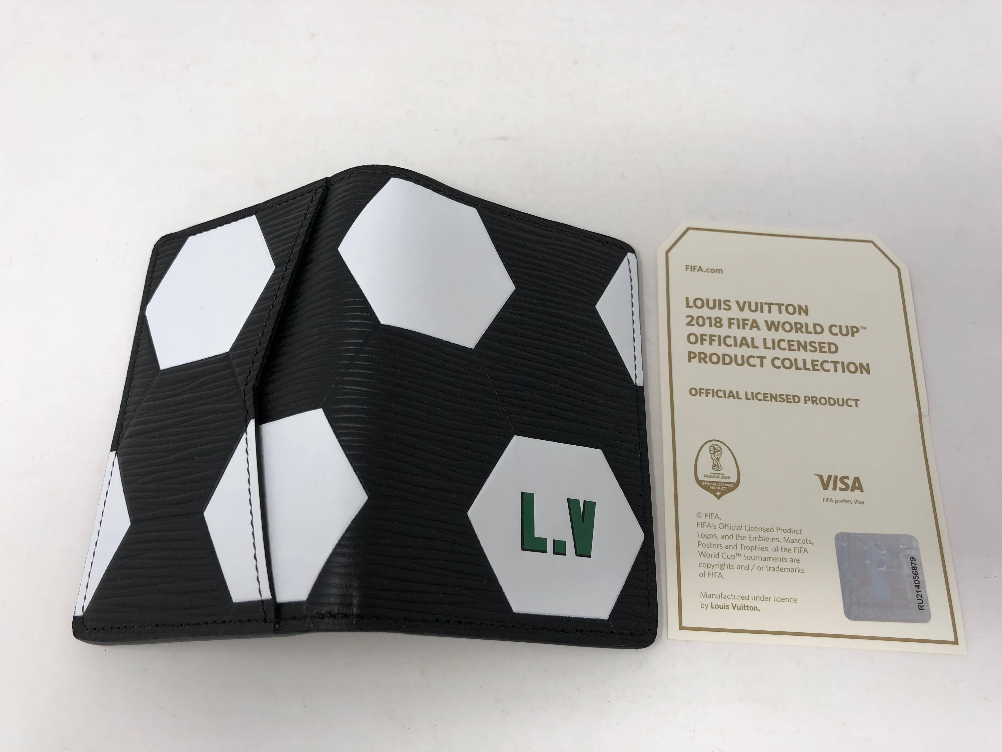 Louis Vuitton Black Pocket Organizer FIFA World Cup Collection 5