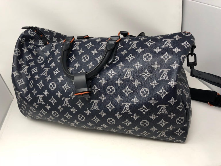 Louis Vuitton Upside Down Keepall Bandouliere 50 Bag at 1stdibs