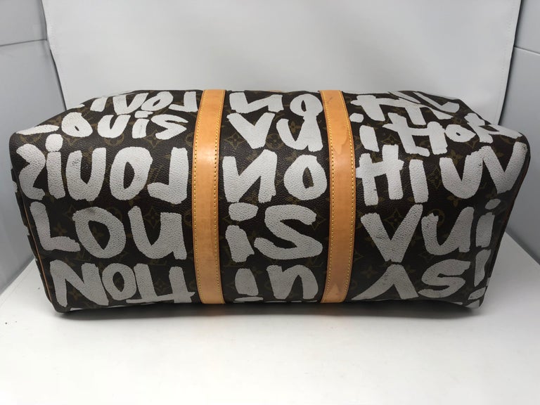 Stephen Sprouse x Louis Vuitton Orange Monogram Graffiti Keepall 50  QJBBBB2TOB009