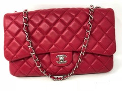 Chanel Hot Pink Jumbo Bag