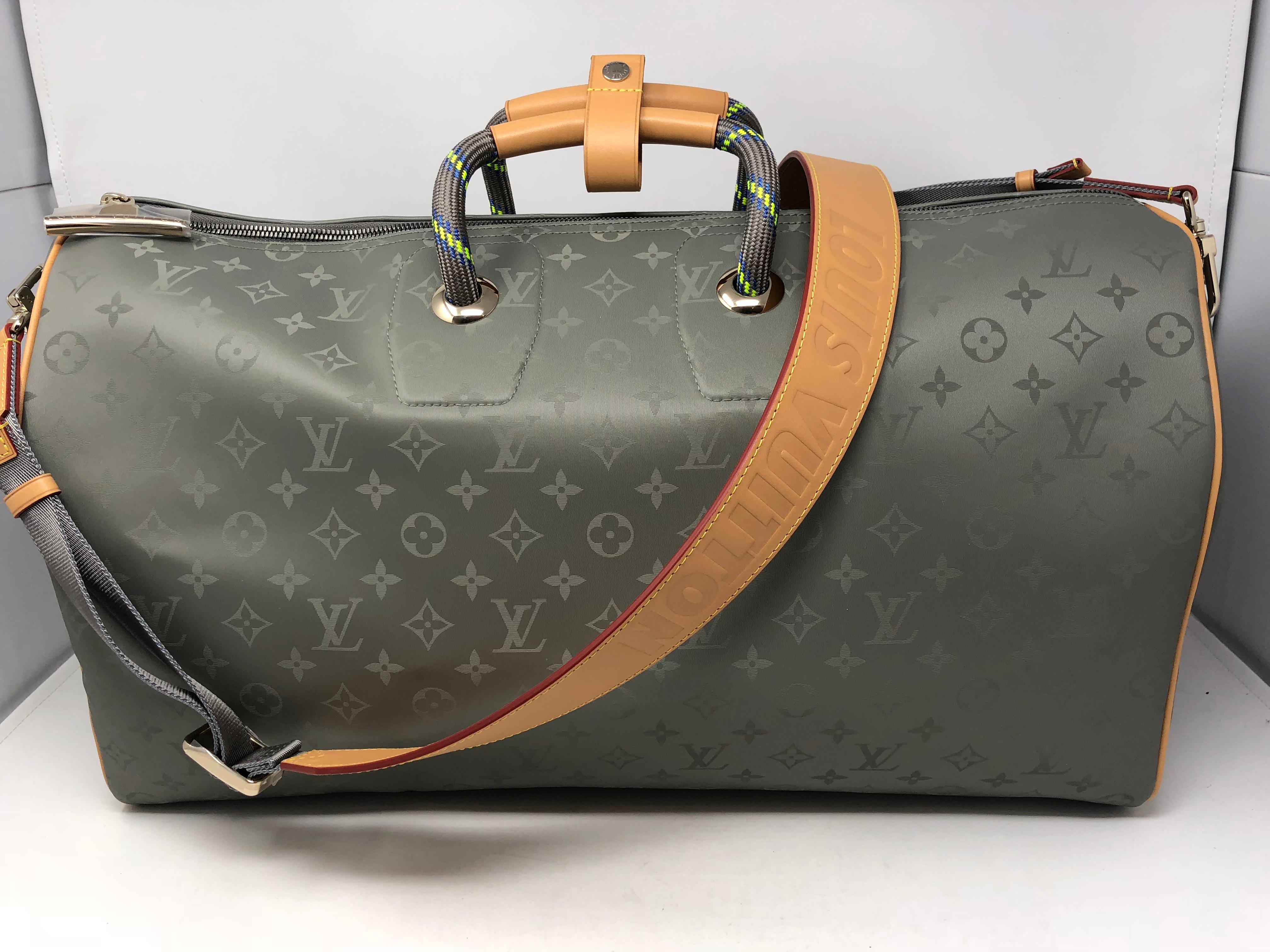 Louis vuitton keepall hotsell titanium