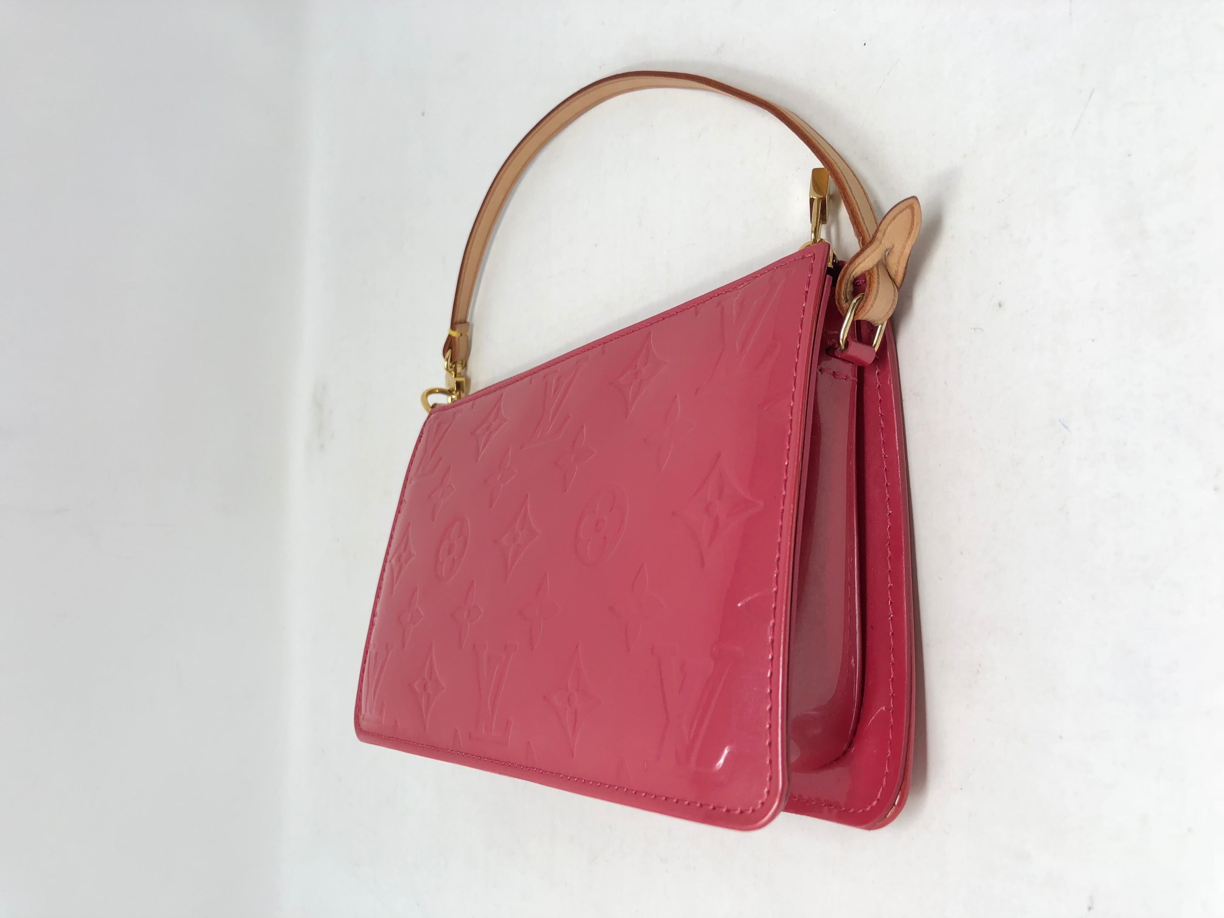 Louis Vuitton Lexington Pink Vernis Pochette 2