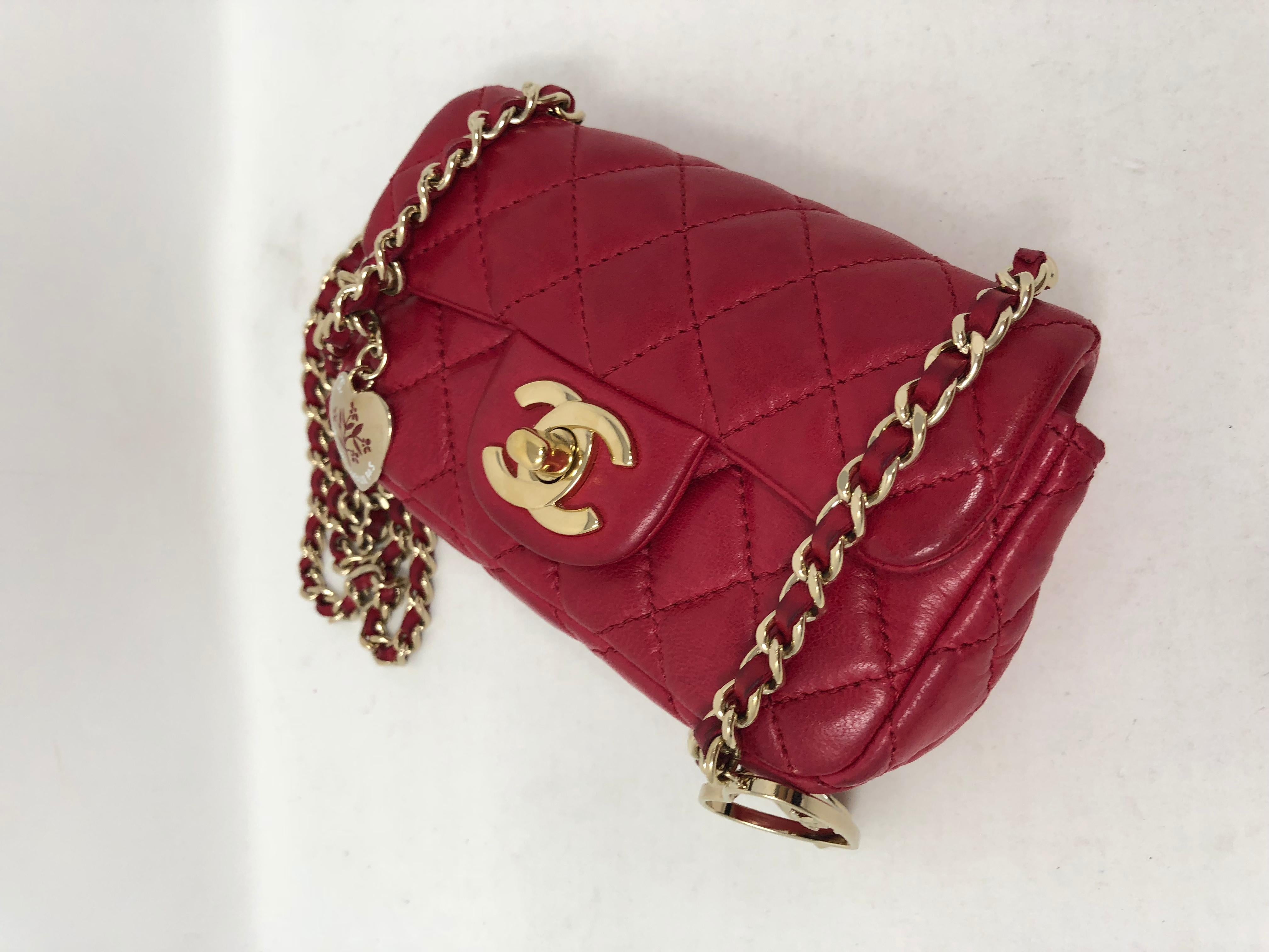 Chanel Extra Mini Crossbody Bag with Charms  5