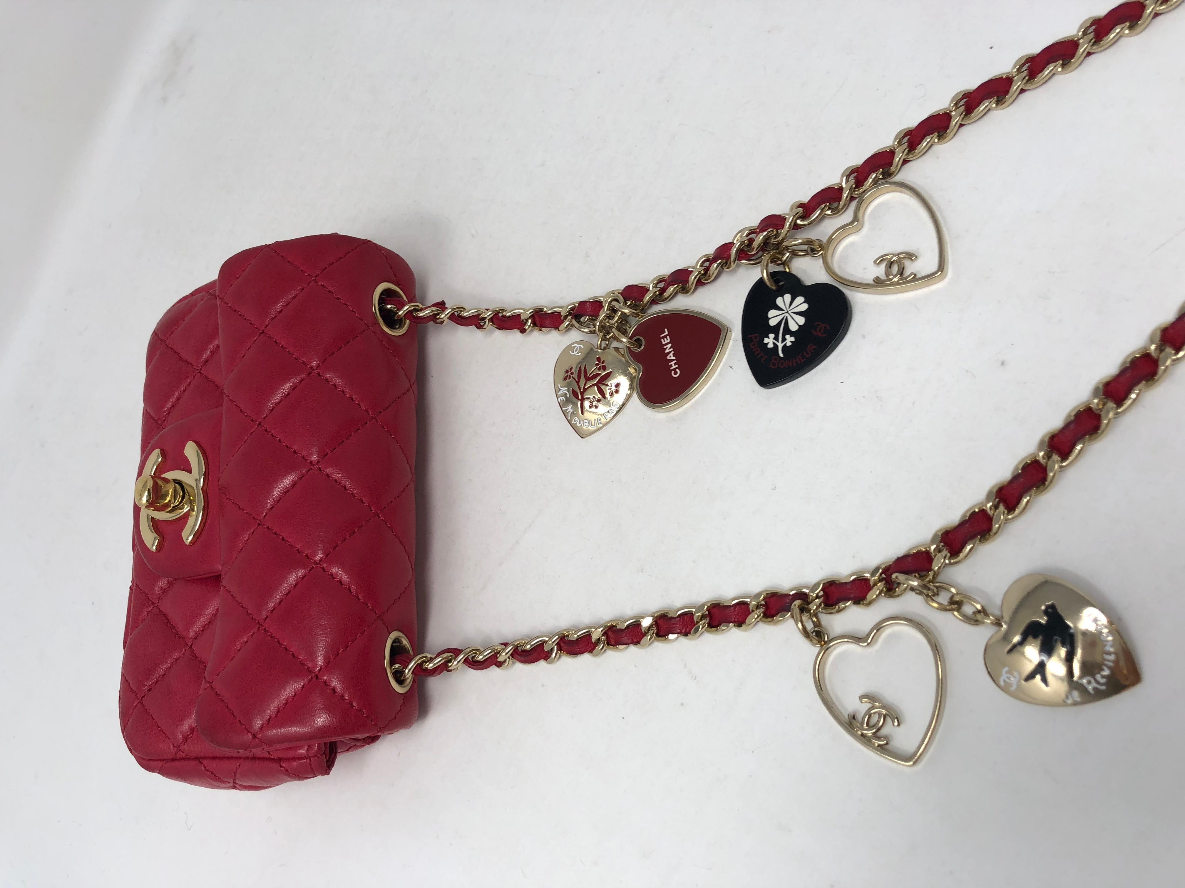 Chanel Extra Mini Crossbody Bag with Charms  6