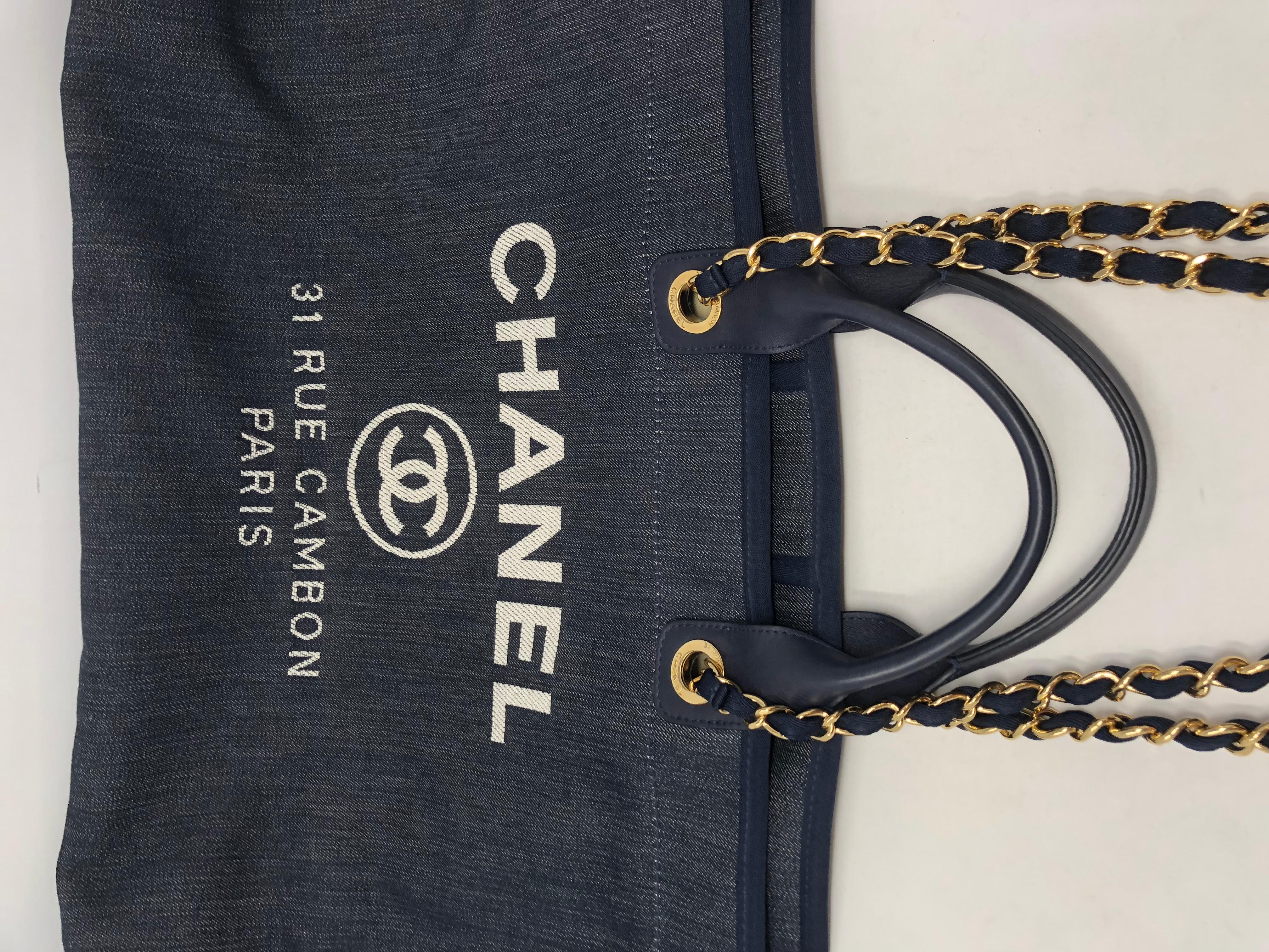 Women's or Men's Chanel Deauville Tote XL Bag