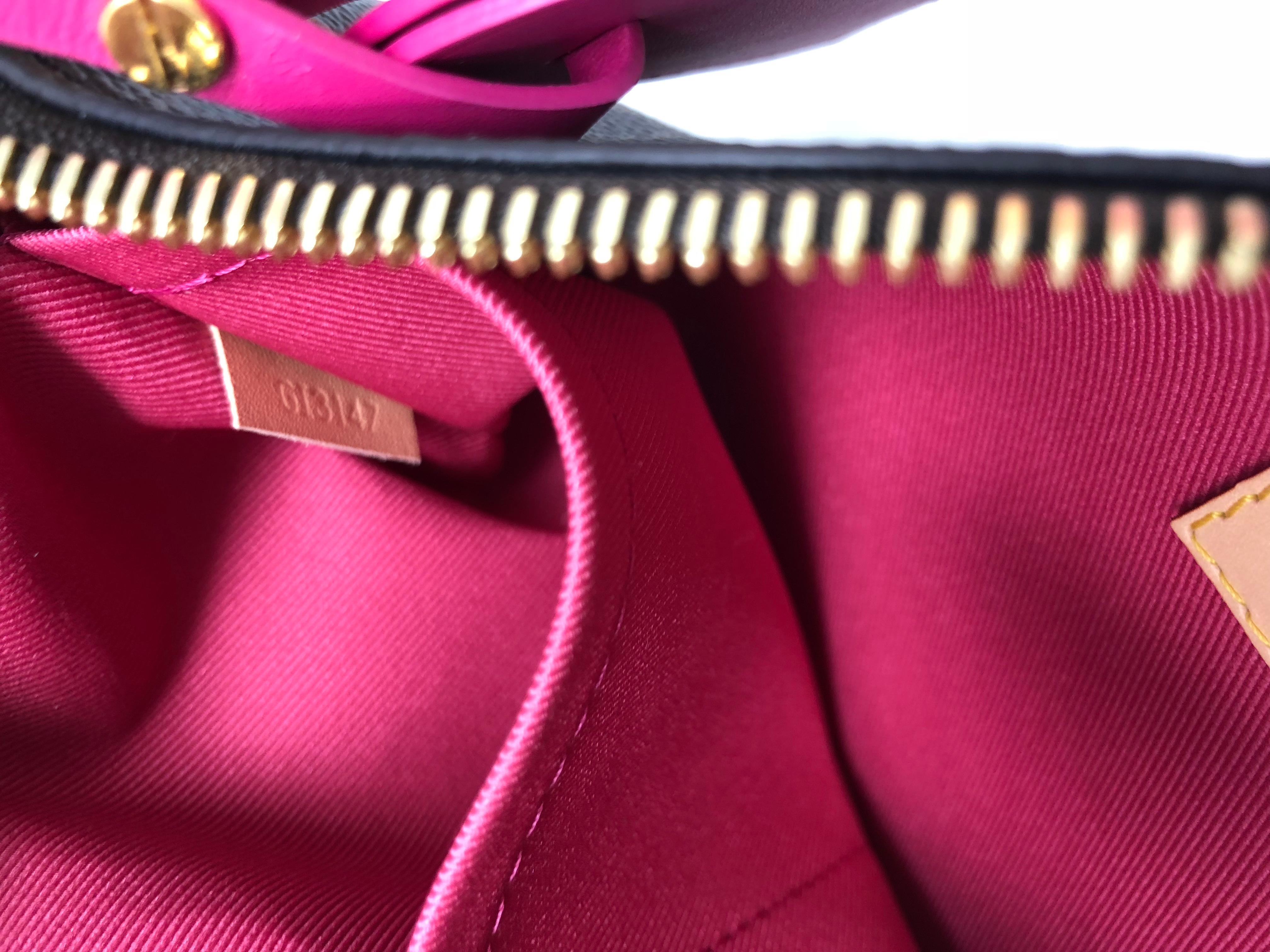 Louis Vuitton Pink Strap Leather Crossbody Bag 9