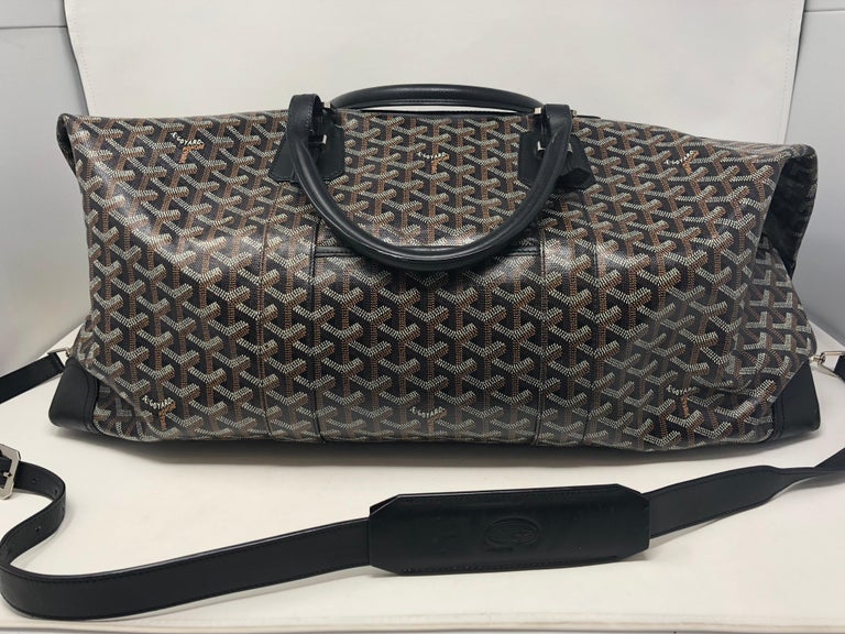 Goyard // Black & Brown Travel 55 Duffle Bag – VSP Consignment