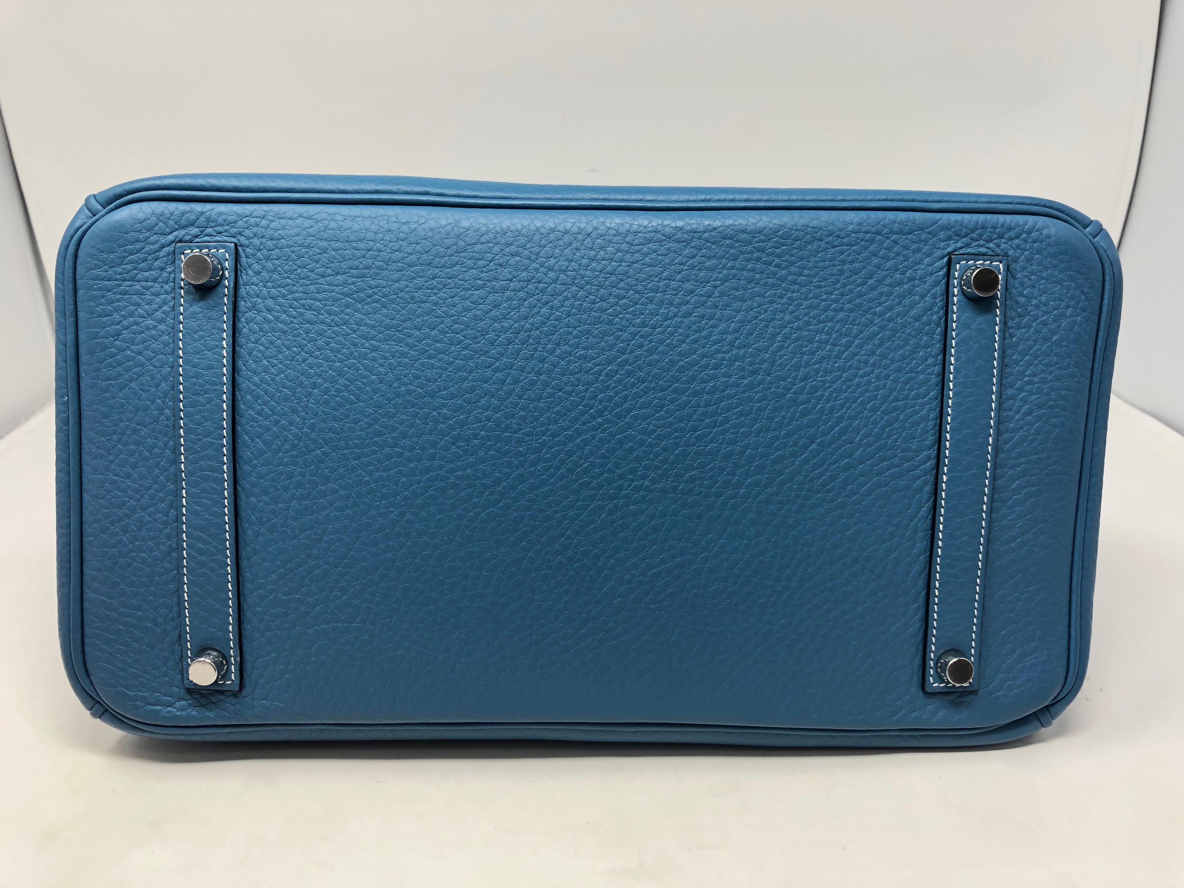Hermes Birkin 35 Blue Jean 4
