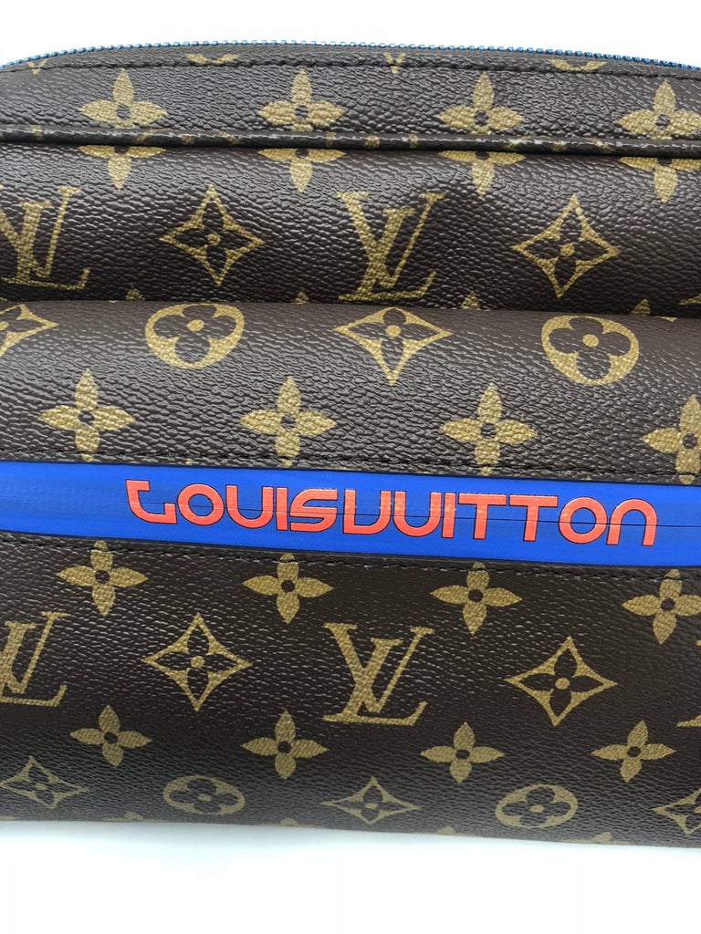 Louis Vuitton Messenger Outdoor Monogram PM Pacific in Coated Canvas with  Blue, Pink, Green, Gold and Silver Metallic - US