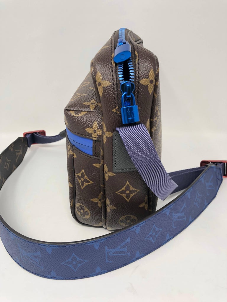 Louis Vuitton Messenger Outdoor Monogram PM Pacific in Coated Canvas with  Blue, Pink, Green, Gold and Silver Metallic - US