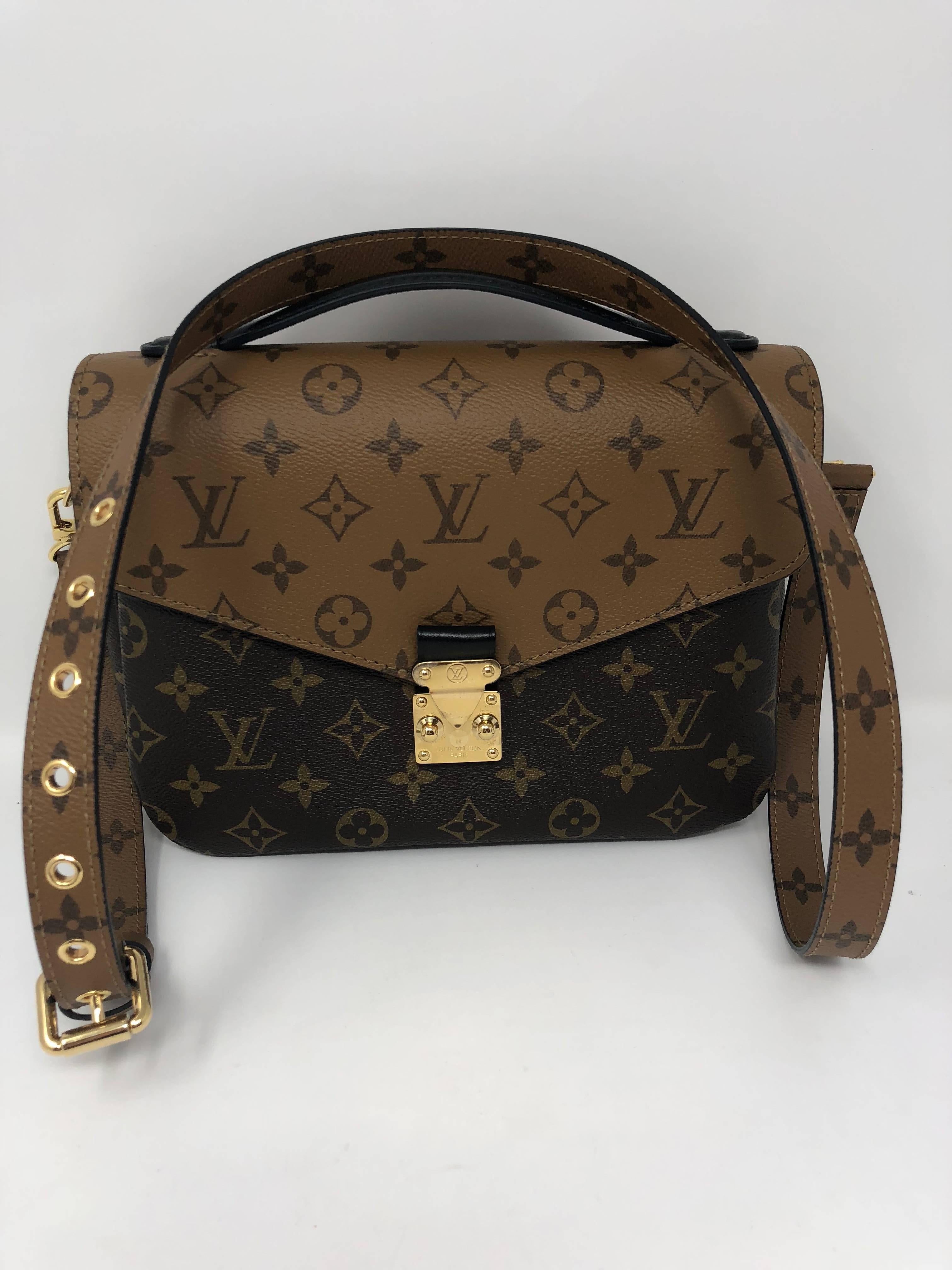 Authentic Louis Vuitton Metis Reverse crossbody bag. Limited edition and sold out. Brand New with plastic still on the hardware. 