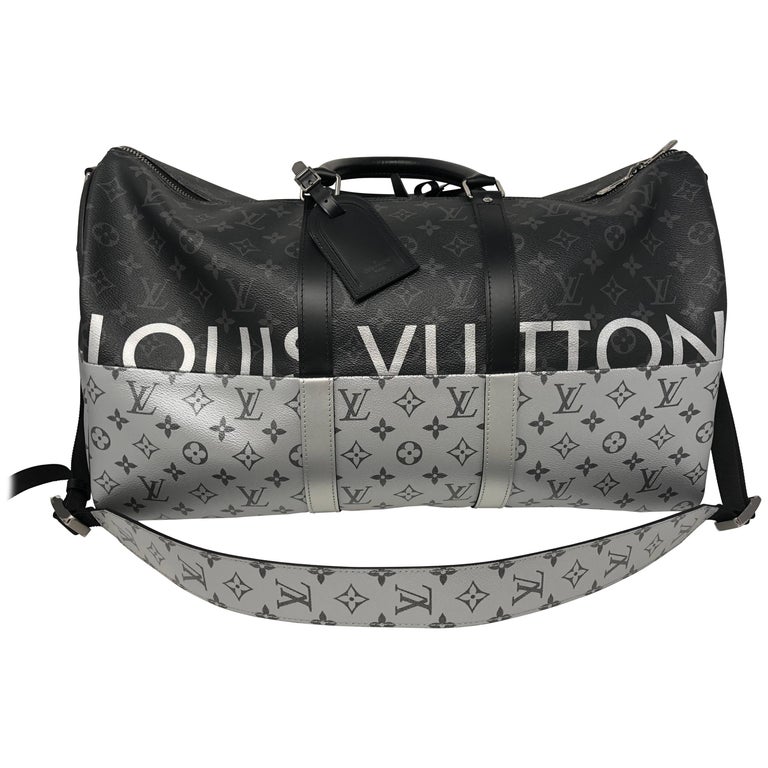 louis vuitton duffle bag reflective