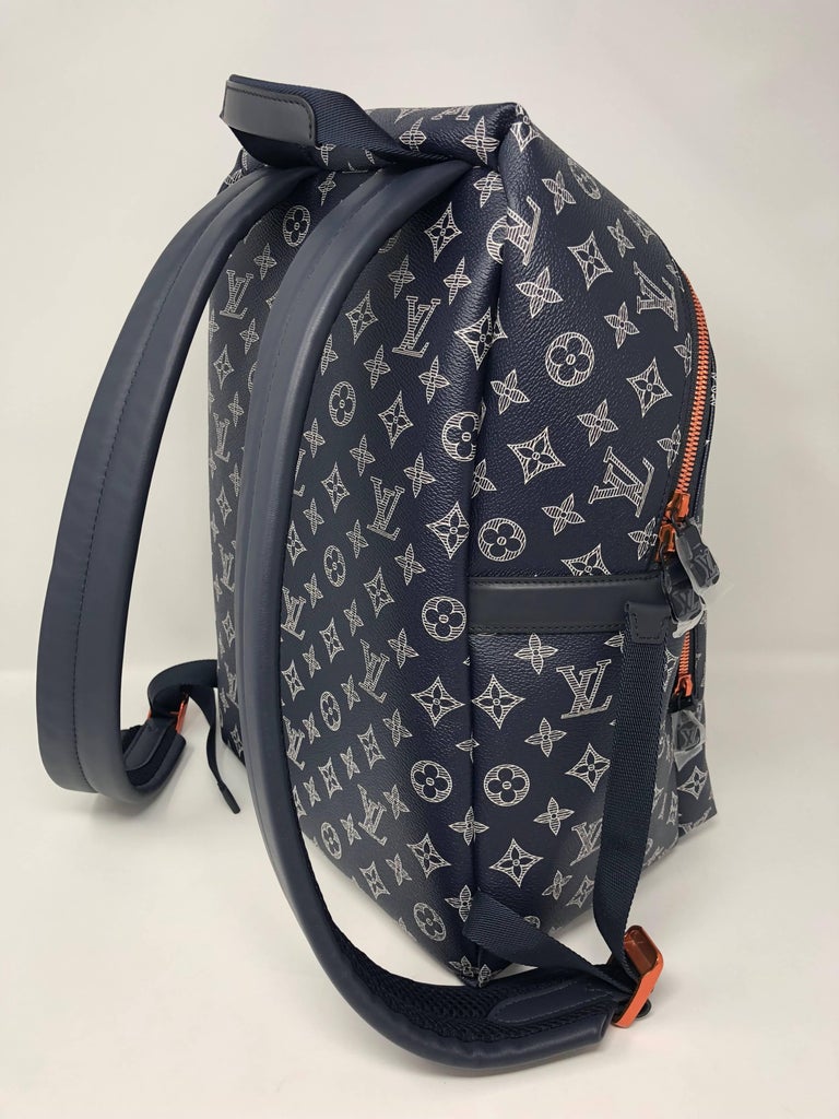 Louis Vuitton Apollo Backpack Monogram Upside Down Ink Navy for Men