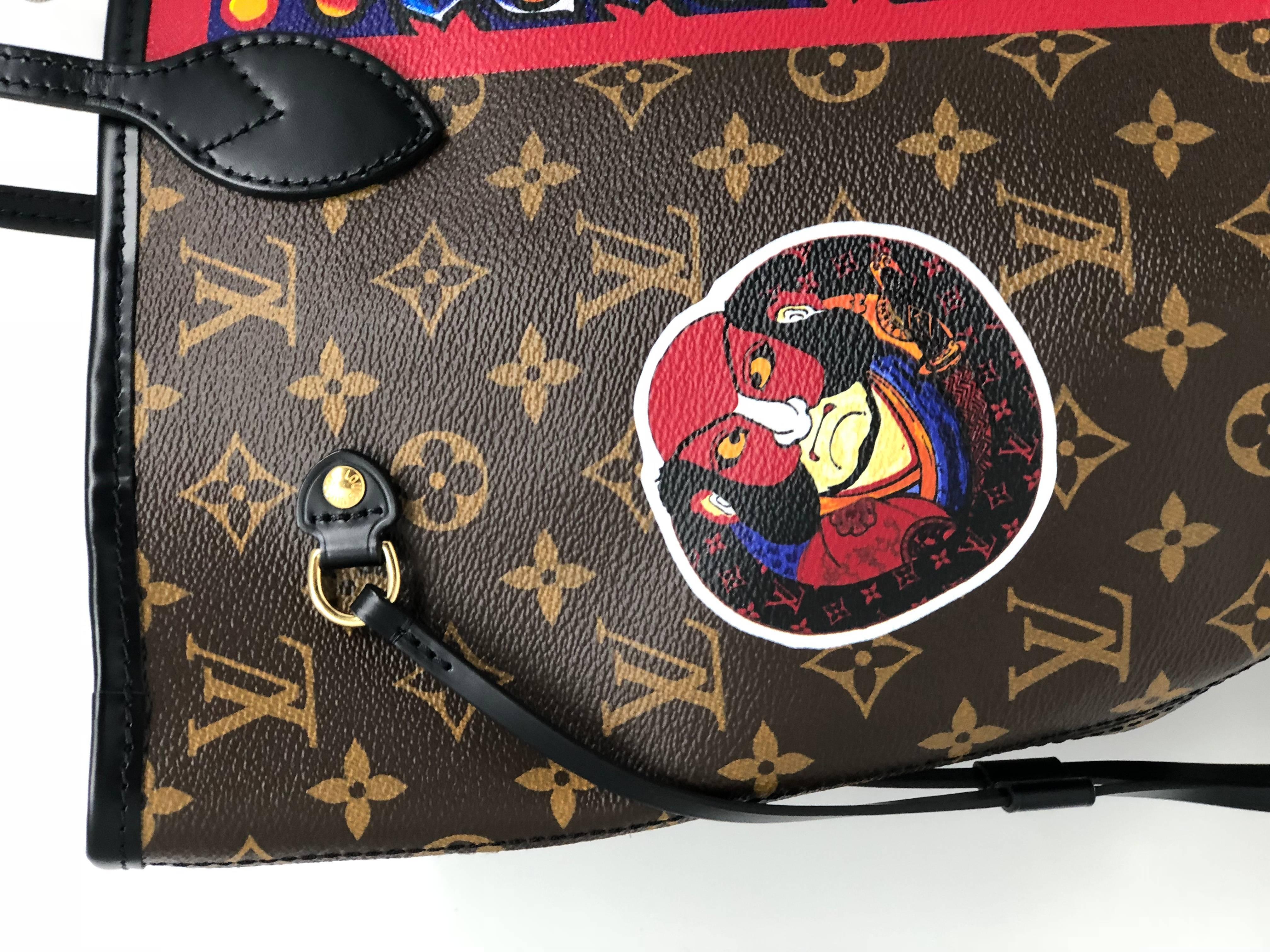 Louis Vuitton Kabuki Neverfull, 2017 In New Condition In Athens, GA