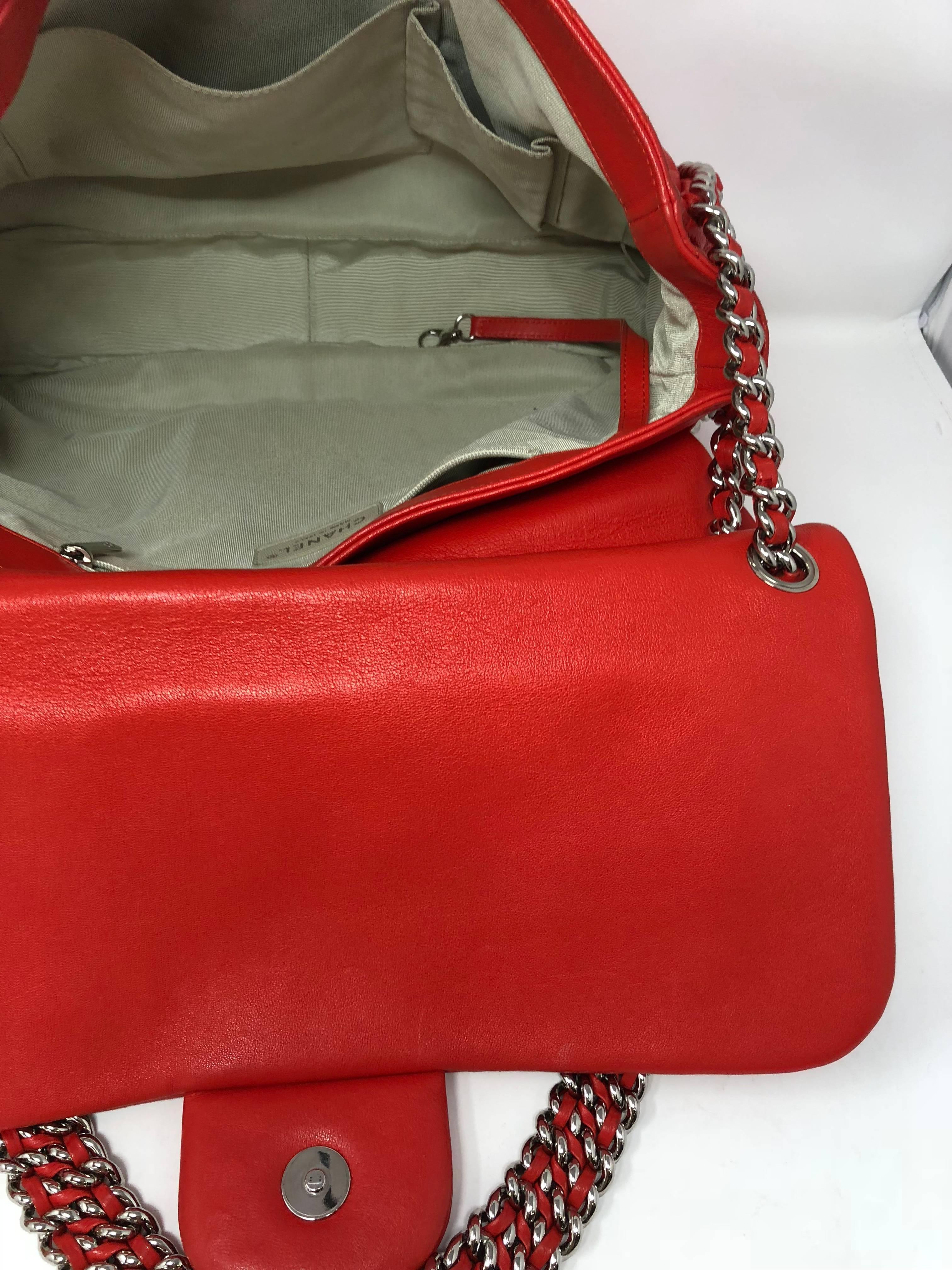 Chanel Red Chain Around Bag 5