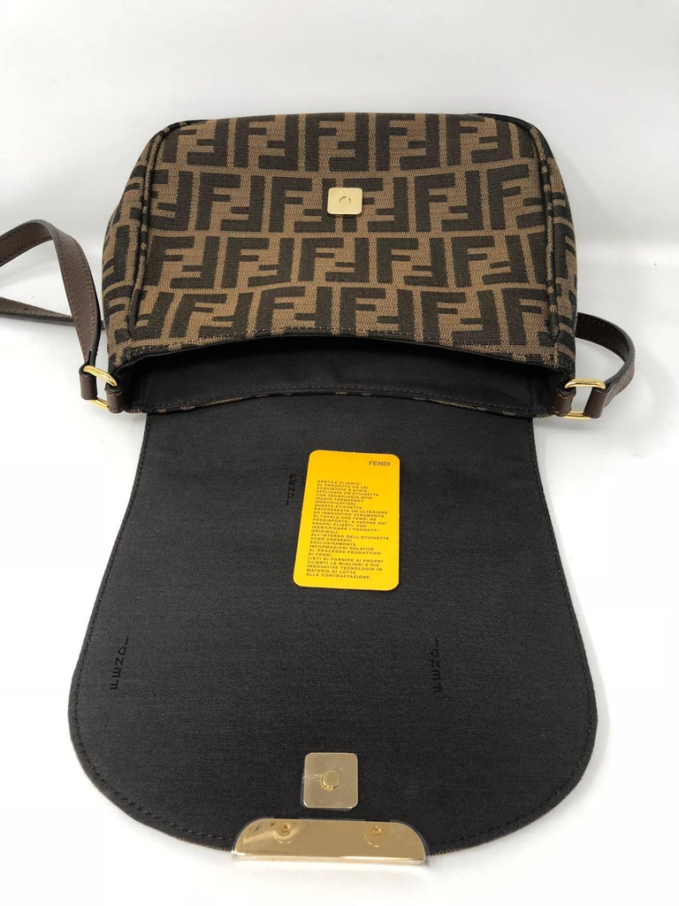 Fendi Zucca Crossbody Bag at 1stDibs