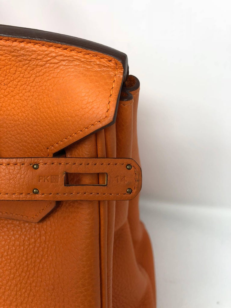 Hermes Birkin Orange Dust Bag Literacy Basics
