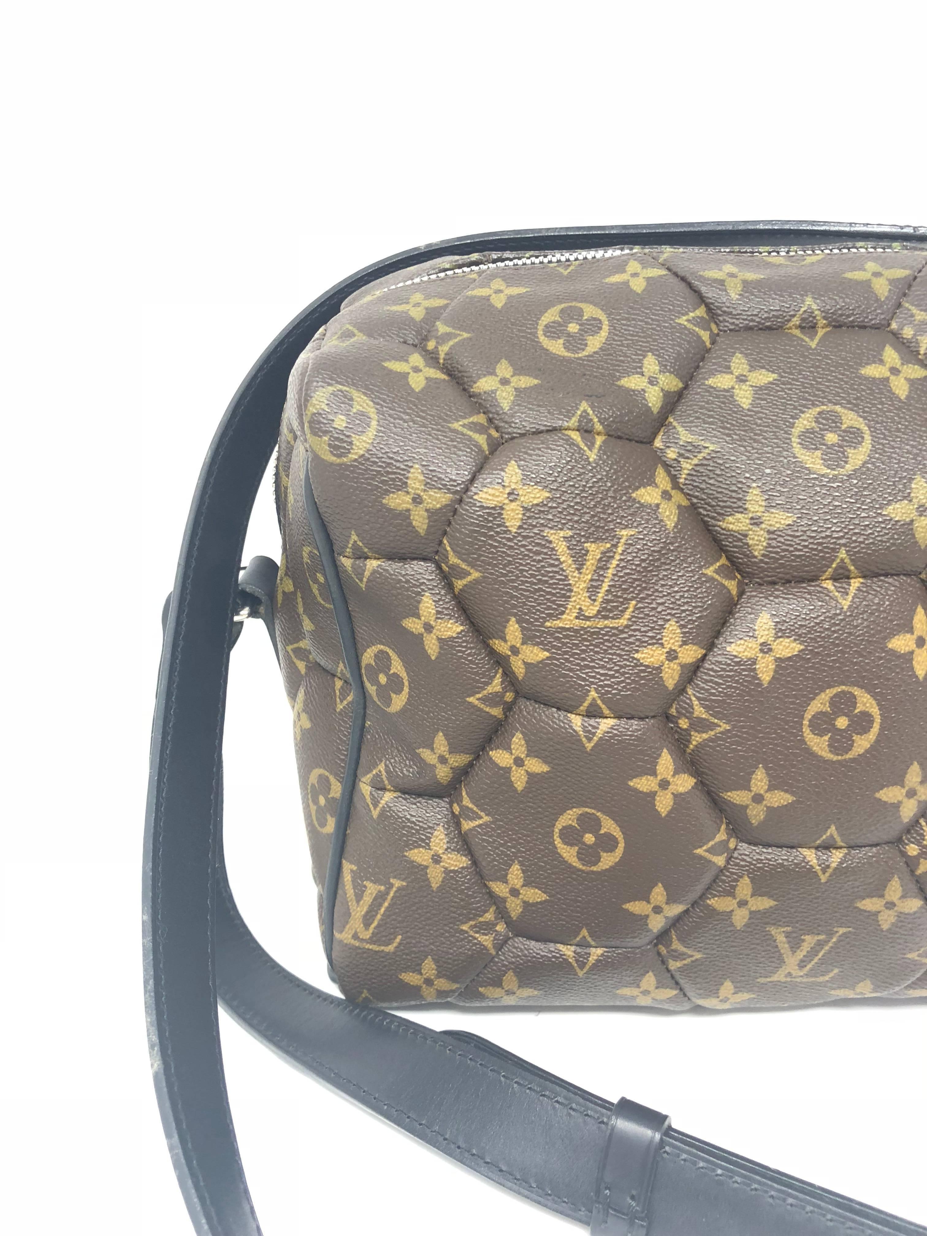 Black Louis Vuitton Macassar Hexagon Neo Trocadero Crossbody Bag