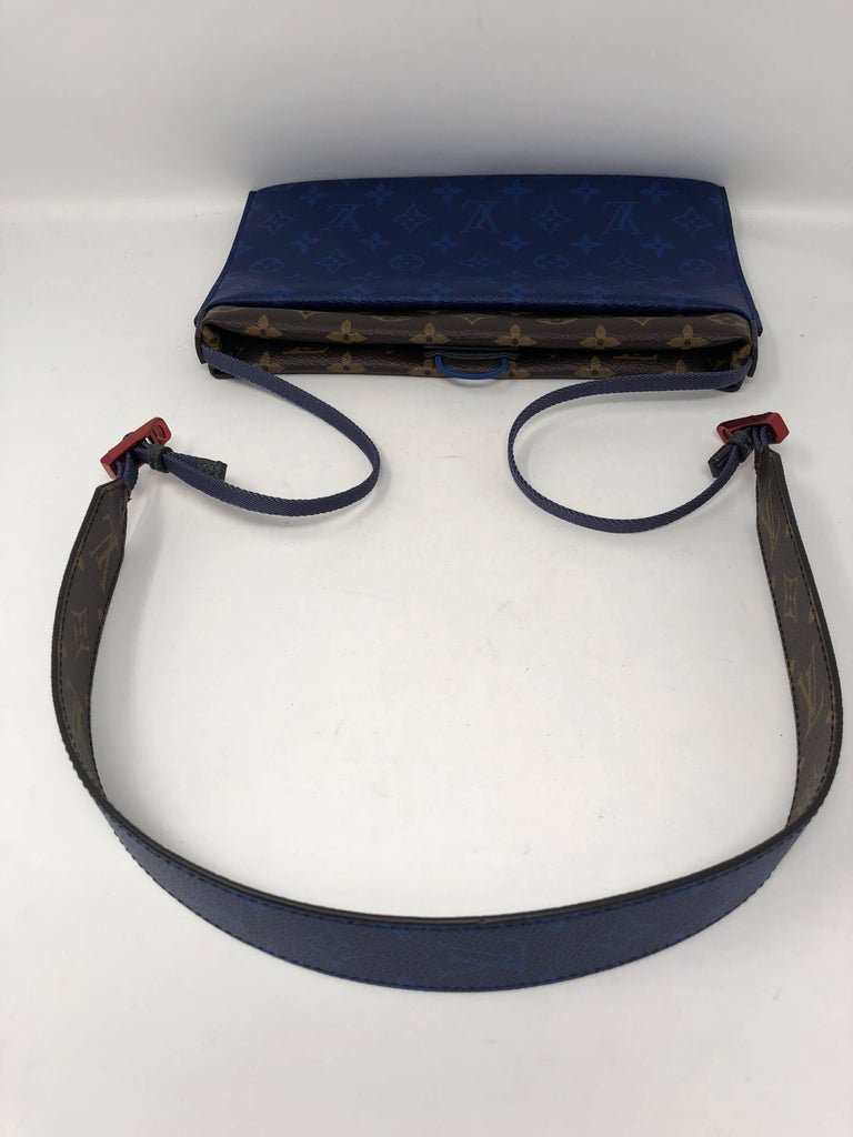 Blue Louis Vuitton Monogram Pacific Outdoor Pouch Crossbody Bag, RvceShops  Revival
