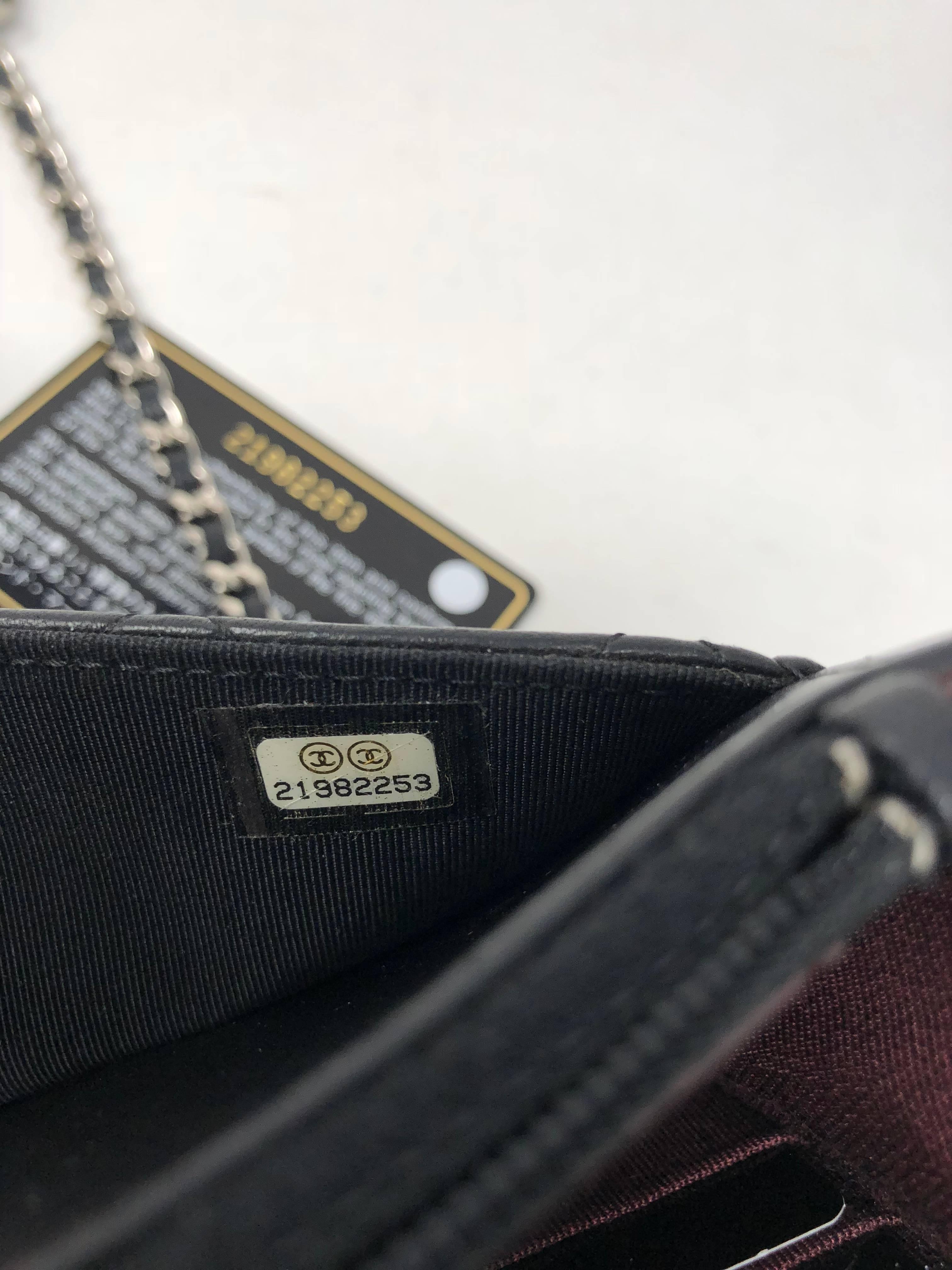 Chanel Black Wallet on Chain Crossbody 5