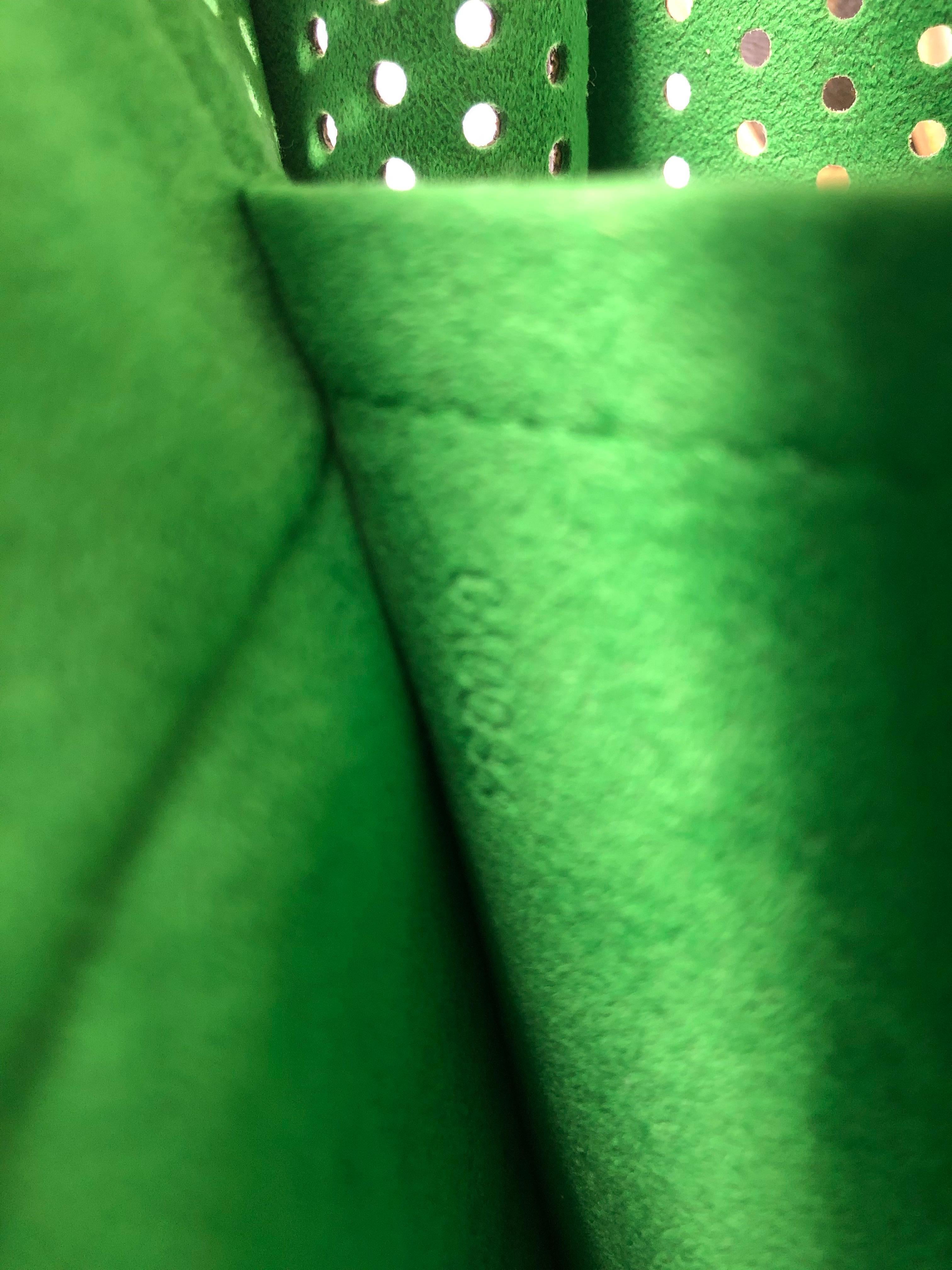 Louis Vuitton Monogram Perforated Musette Green Crossbody Bag 1