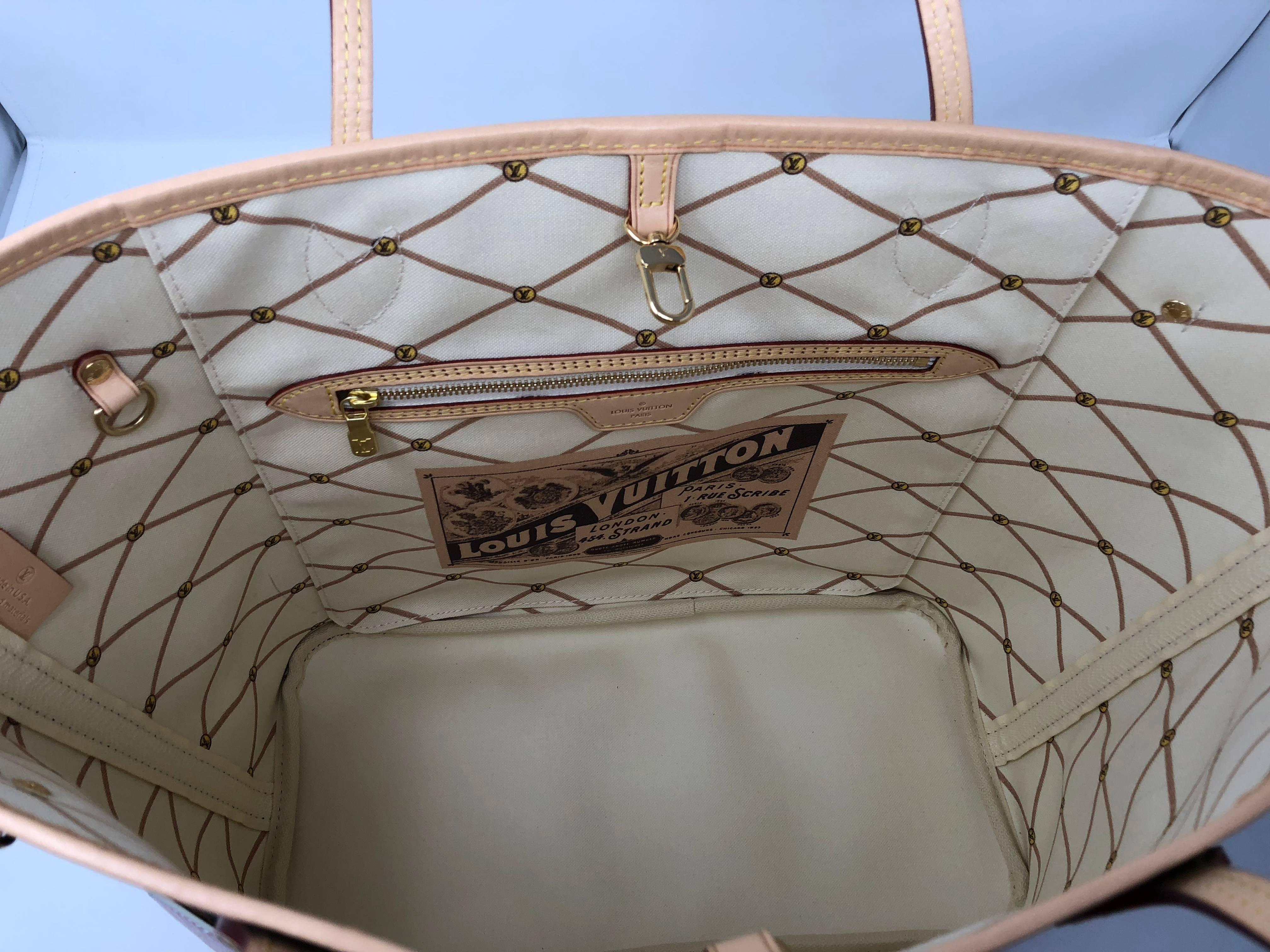 Limited Edition Louis Vuitton Trunks 2018 Collection Neverfull MM In New Condition In Athens, GA