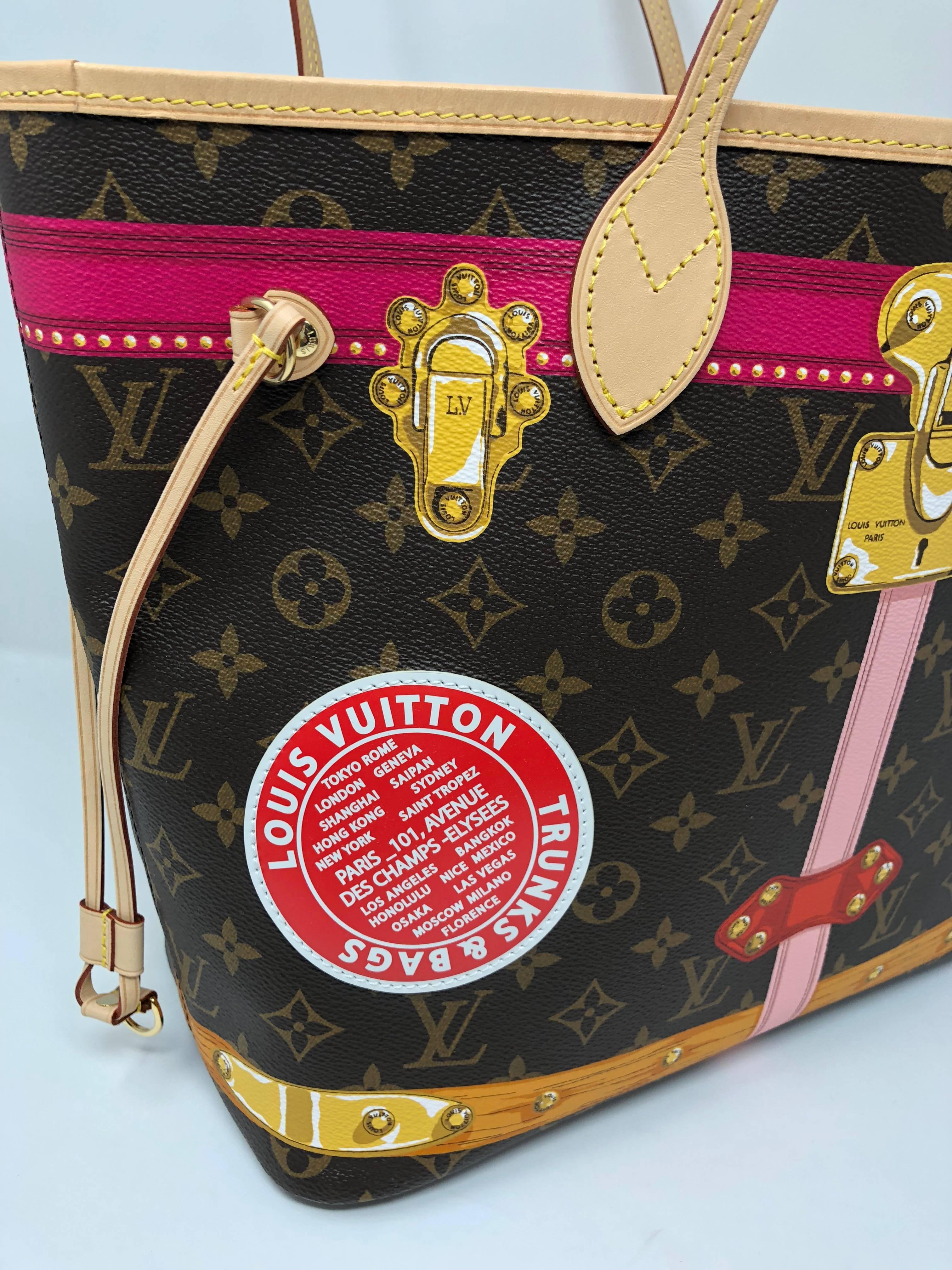 Limited Edition Louis Vuitton Trunks 2018 Collection Neverfull MM  3