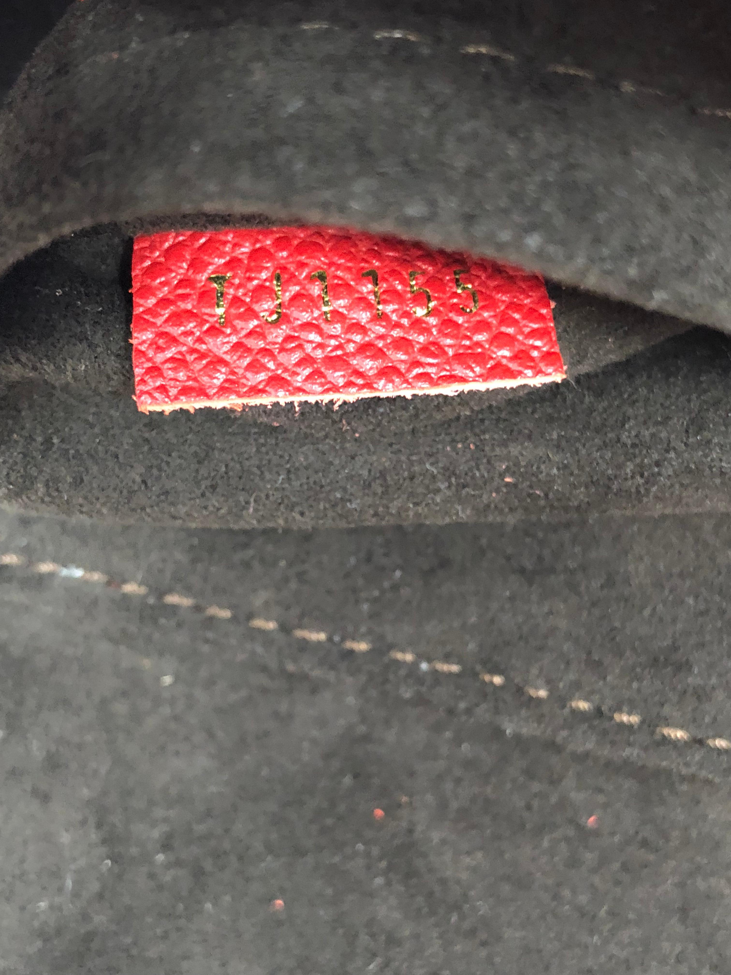 Red Louis Vuitton Eimpreinte Trocadero Bag 9