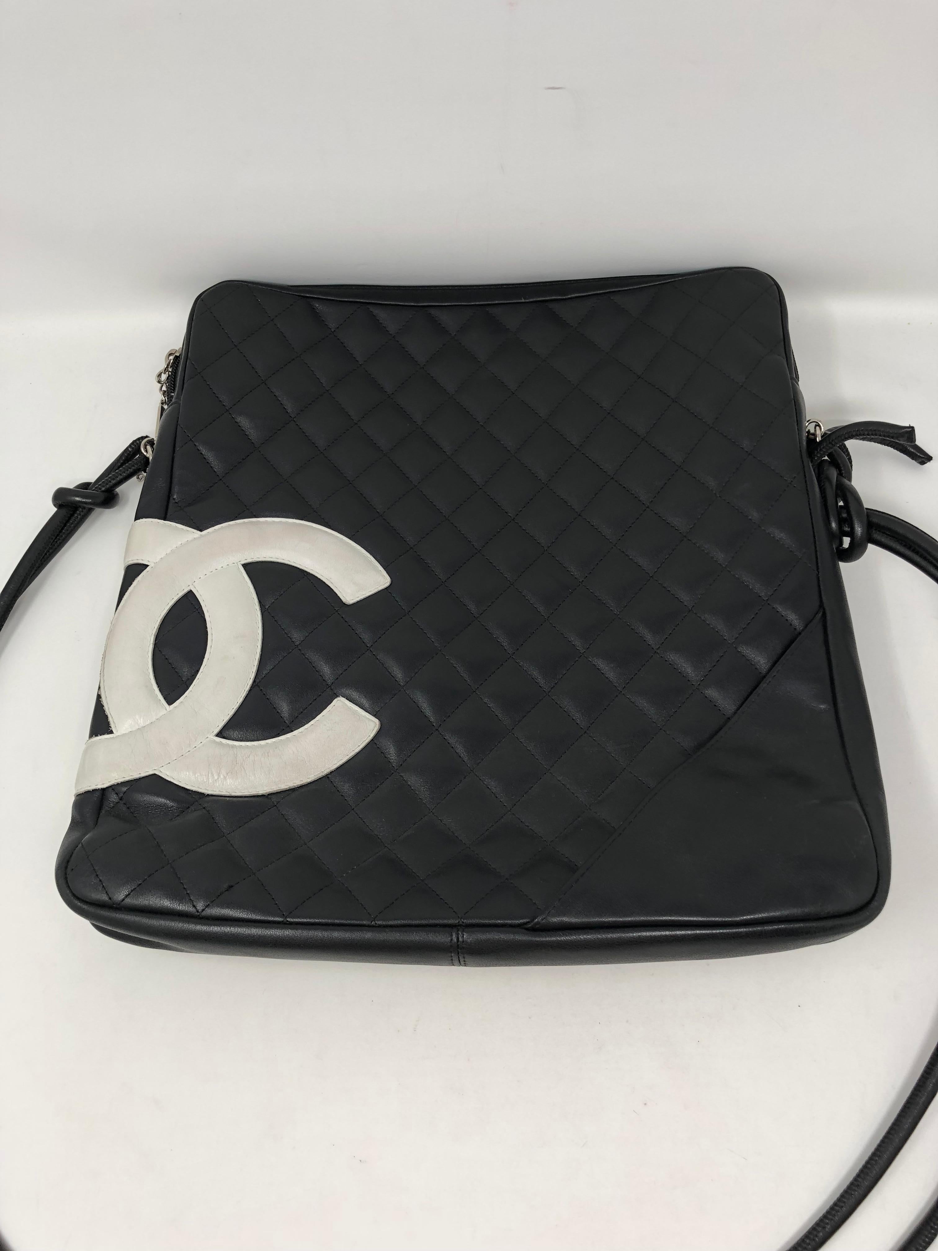 Chanel Black Messenger Cambon Crossbody  In Good Condition In Athens, GA