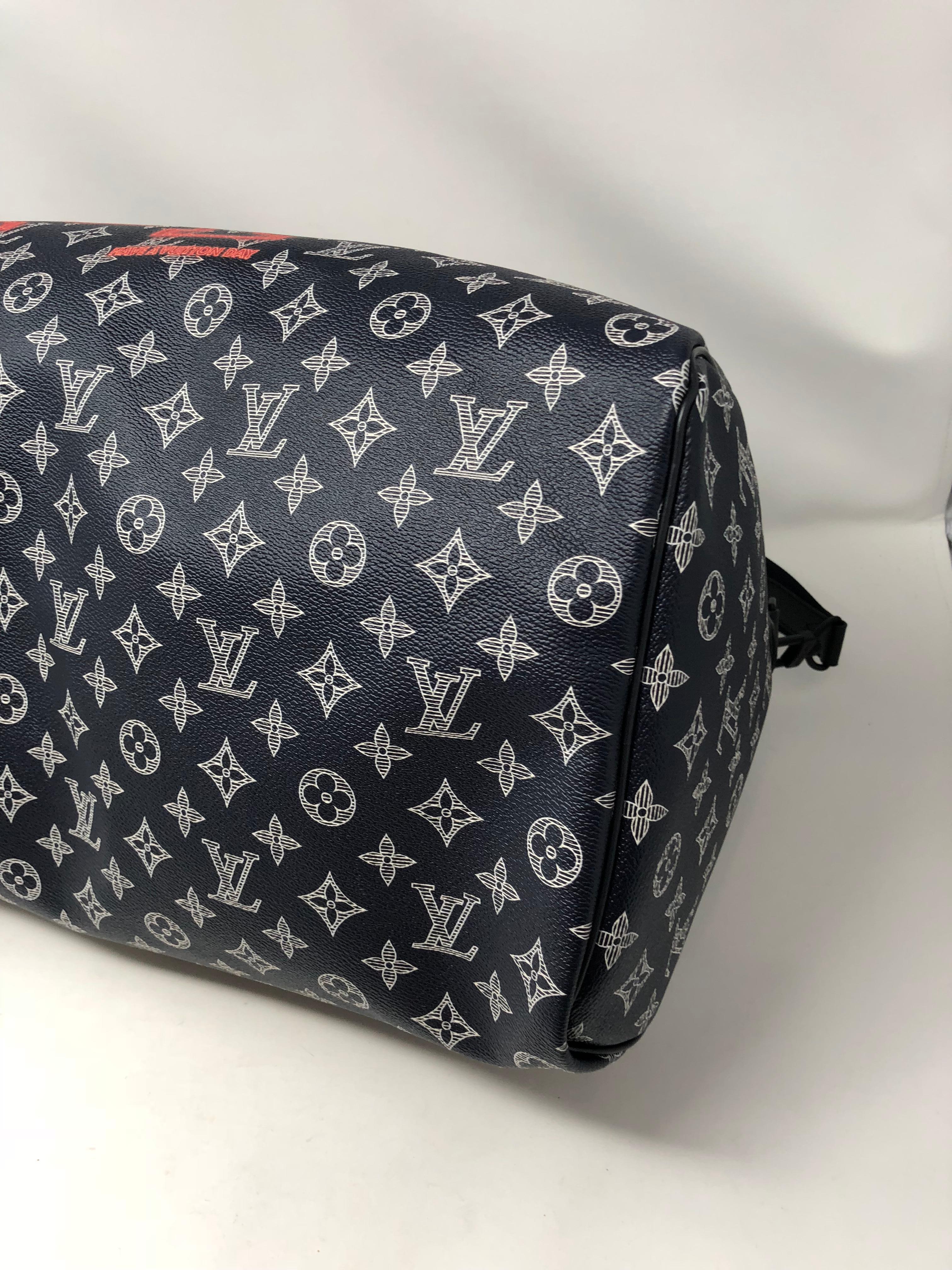 Women's or Men's Louis Vuitton Upside Down Keepall Bandouliere 50 Bag
