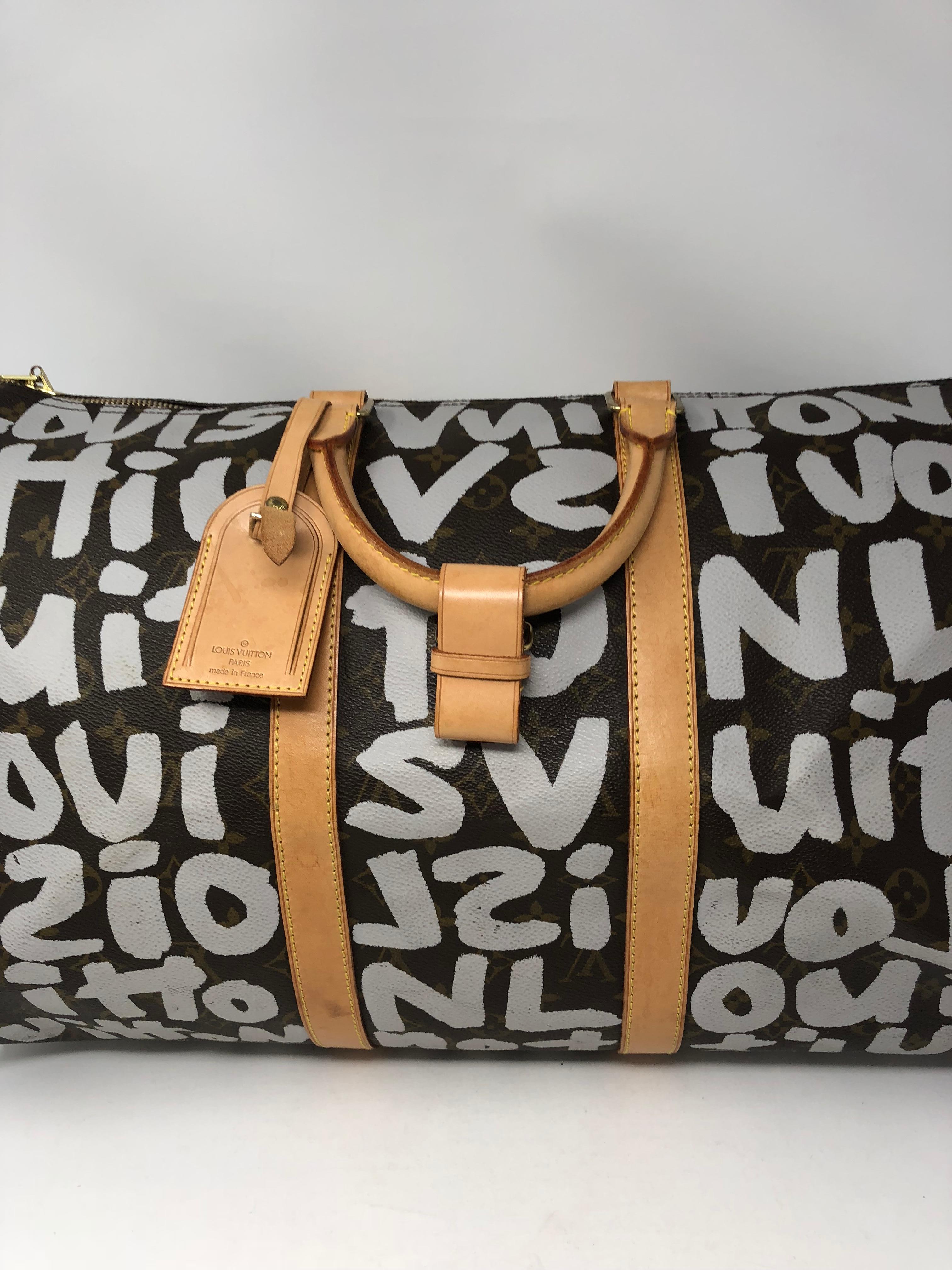 louis vuitton graffiti keepall