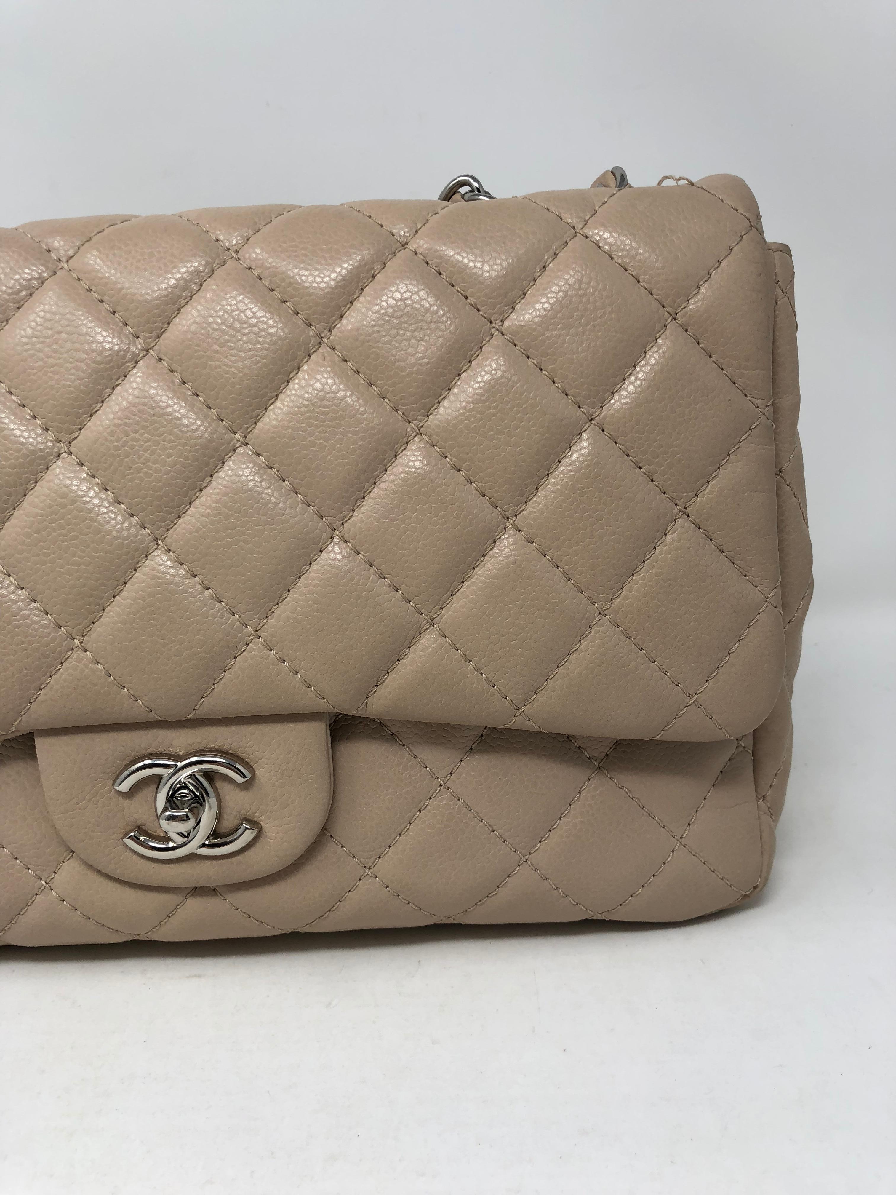  Chanel Ceam Jumbo Single Flap Caviar In Good Condition In Athens, GA