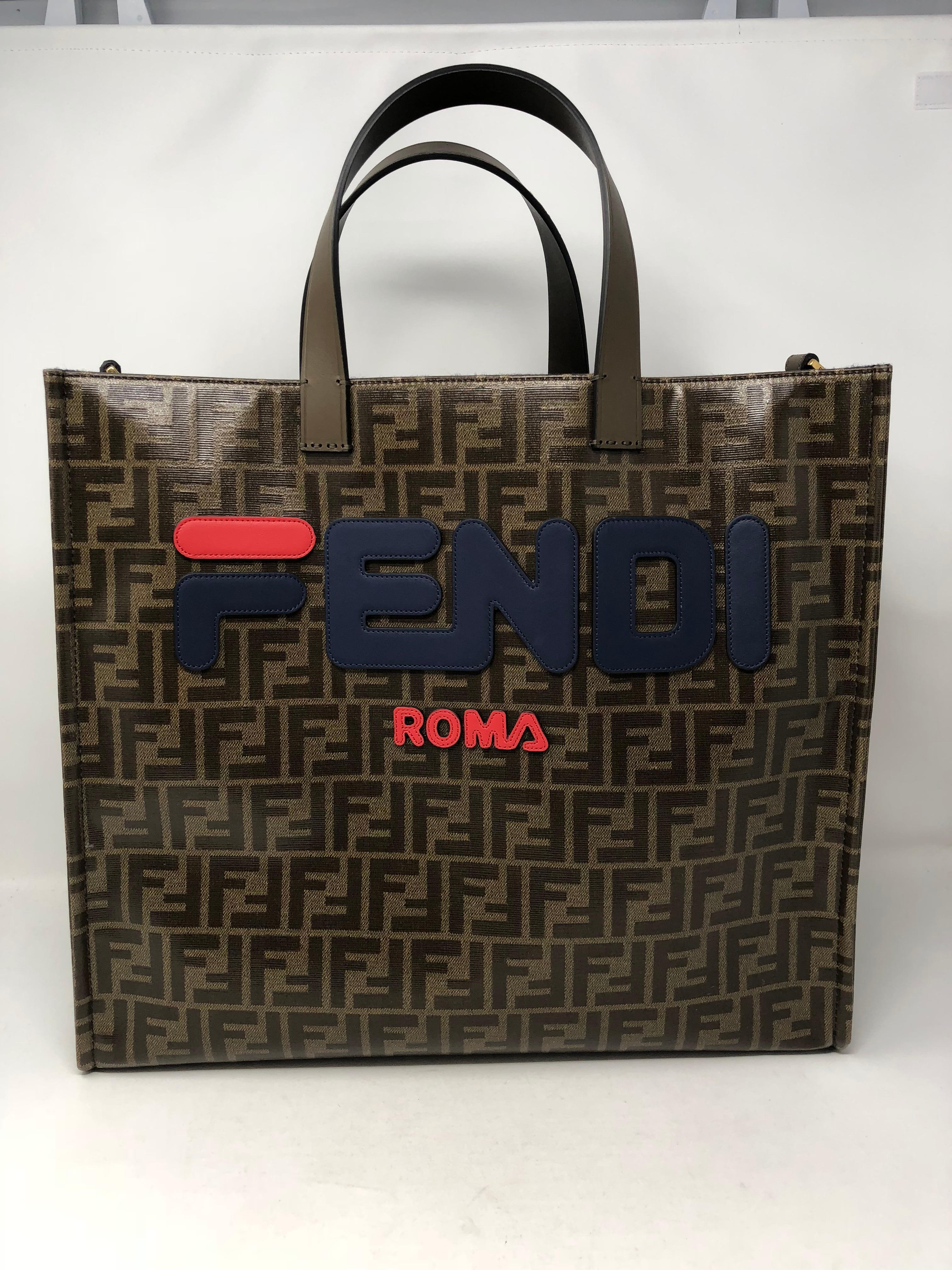 fendi fila tote