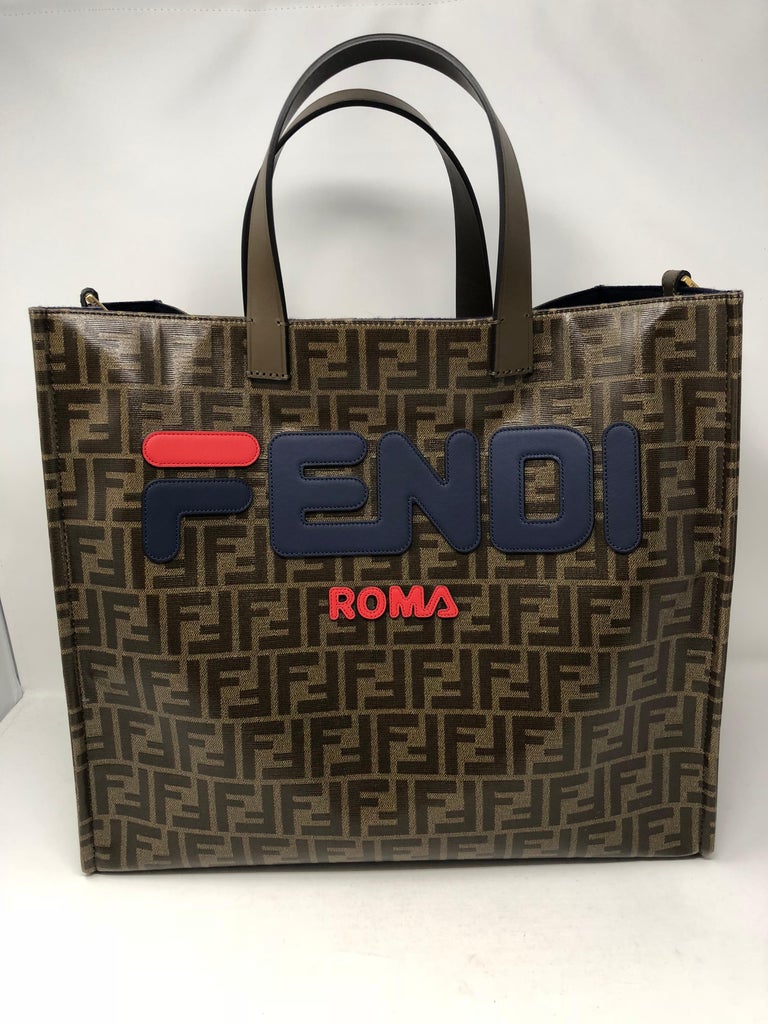 Where to Buy Fendi FILA Monogrammed Tote Bag