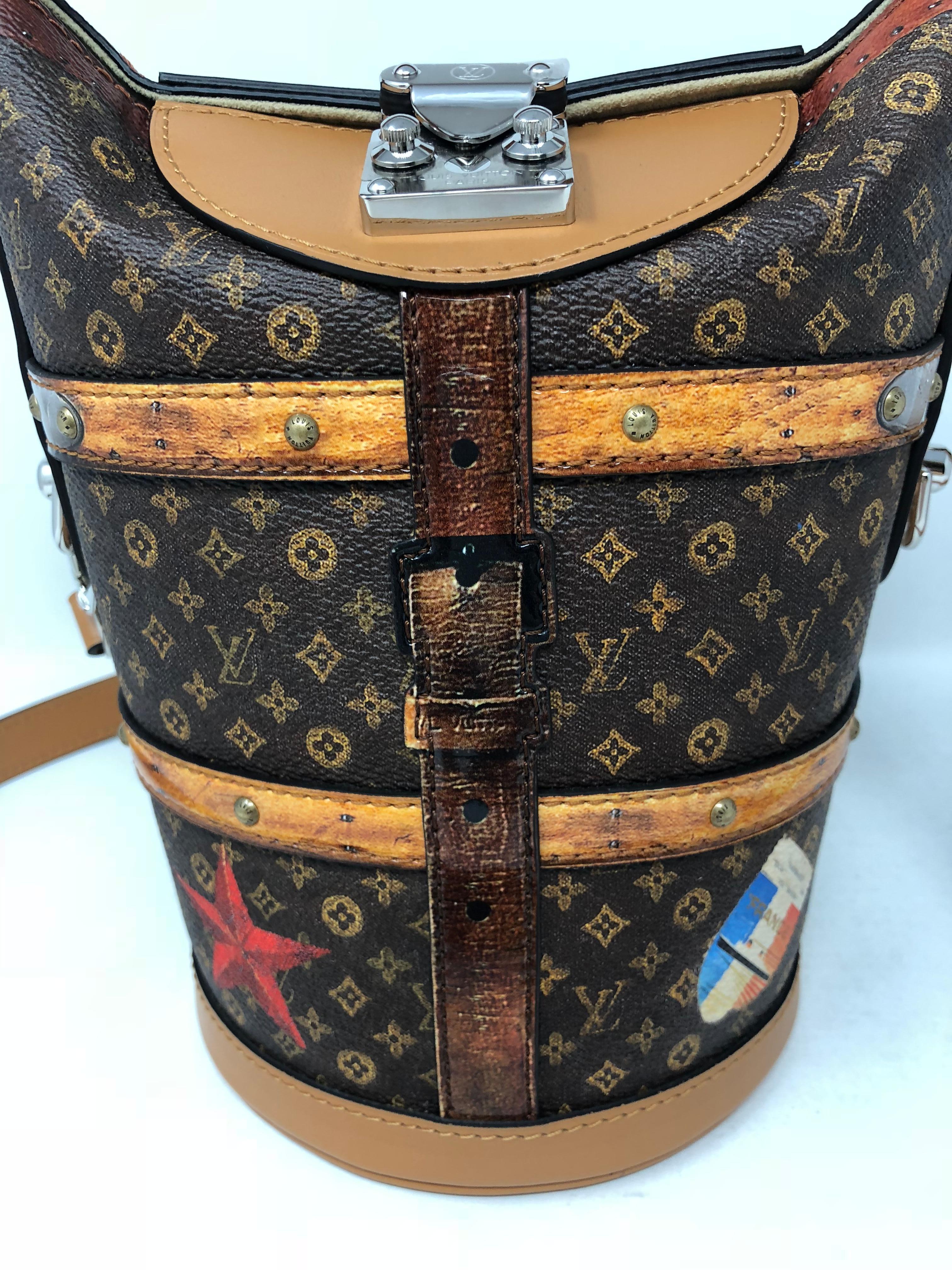 Louis Vuitton The Duffle Time Trunk Handbag  In New Condition In Athens, GA