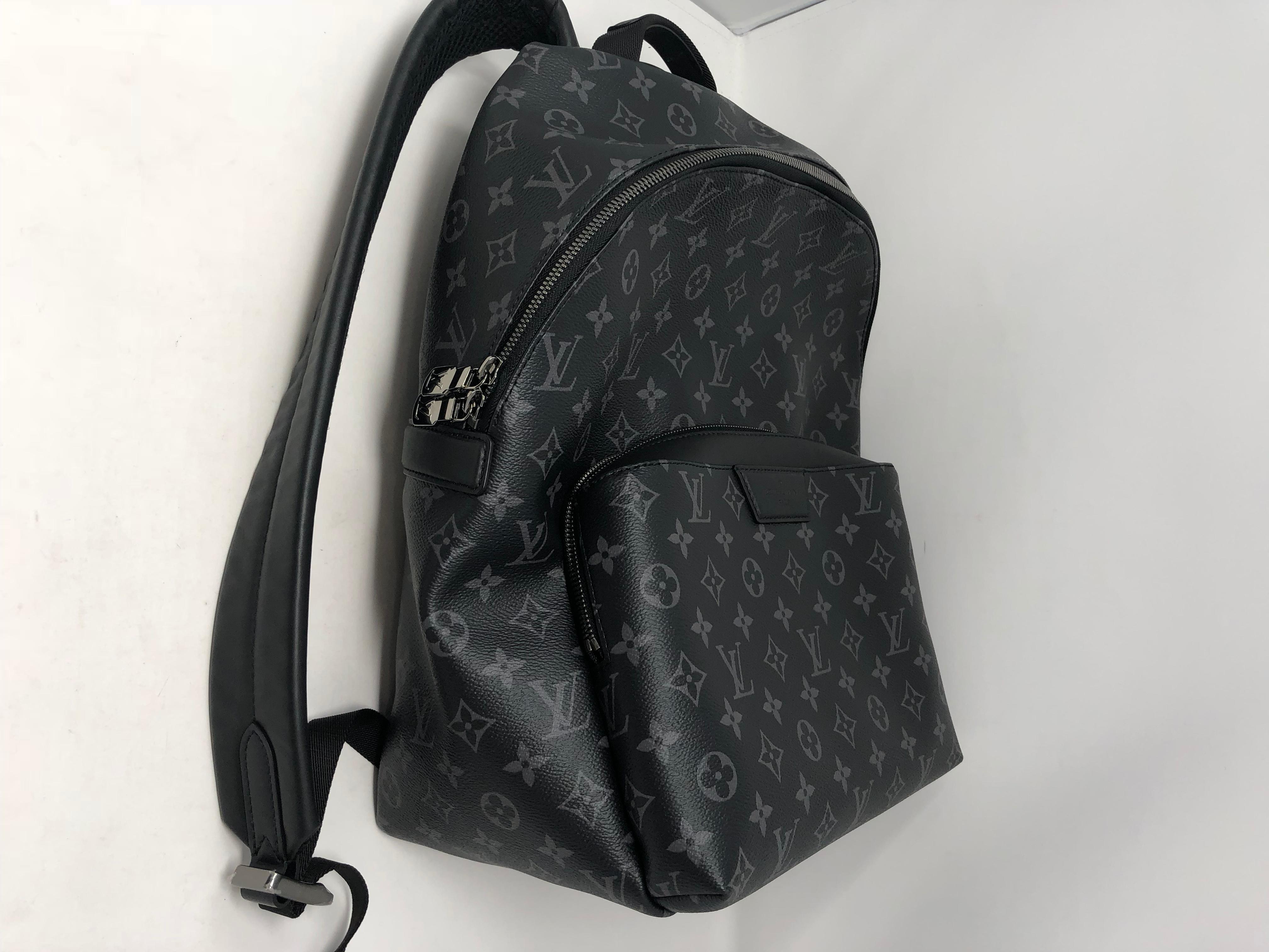 Louis Vuitton Black Monogram Eclipse Backpack  2