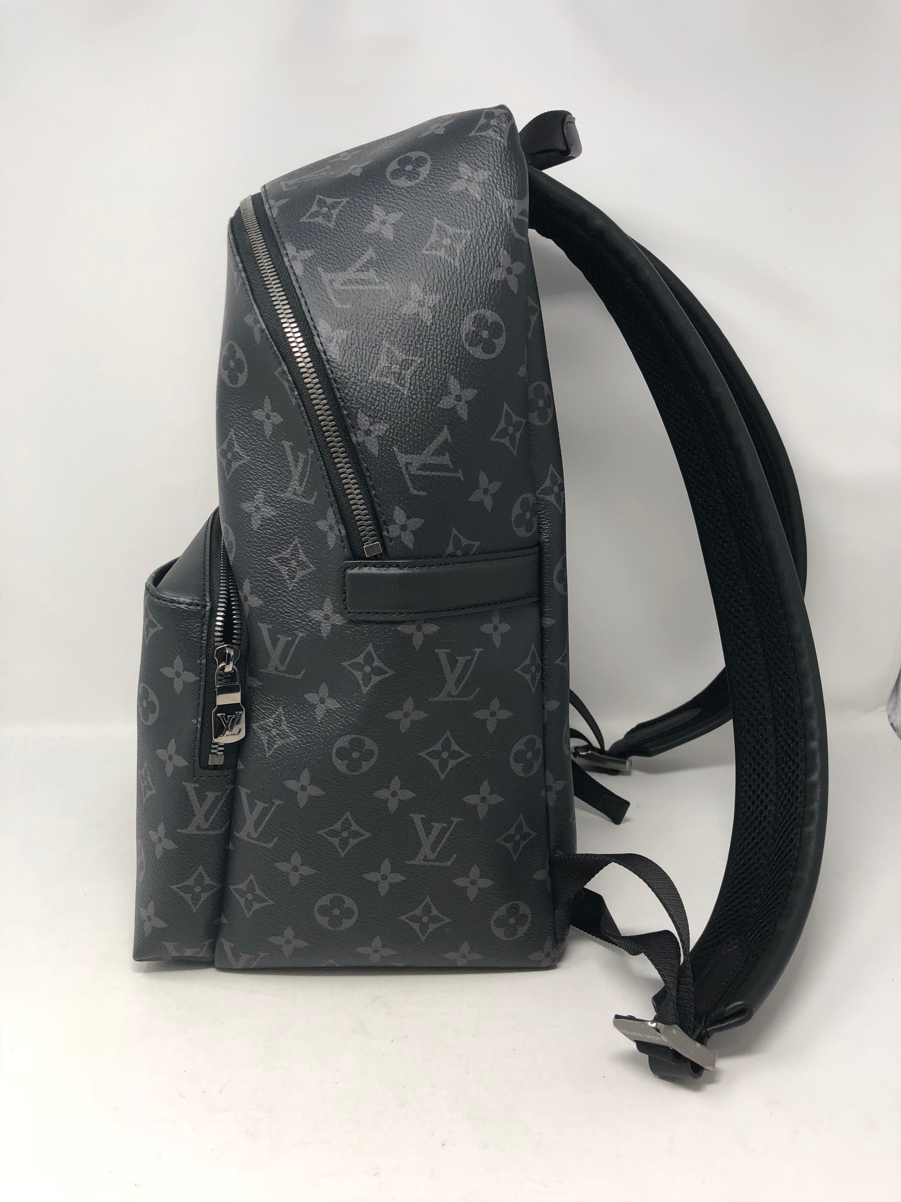 Louis Vuitton Black Monogram Eclipse Backpack  1