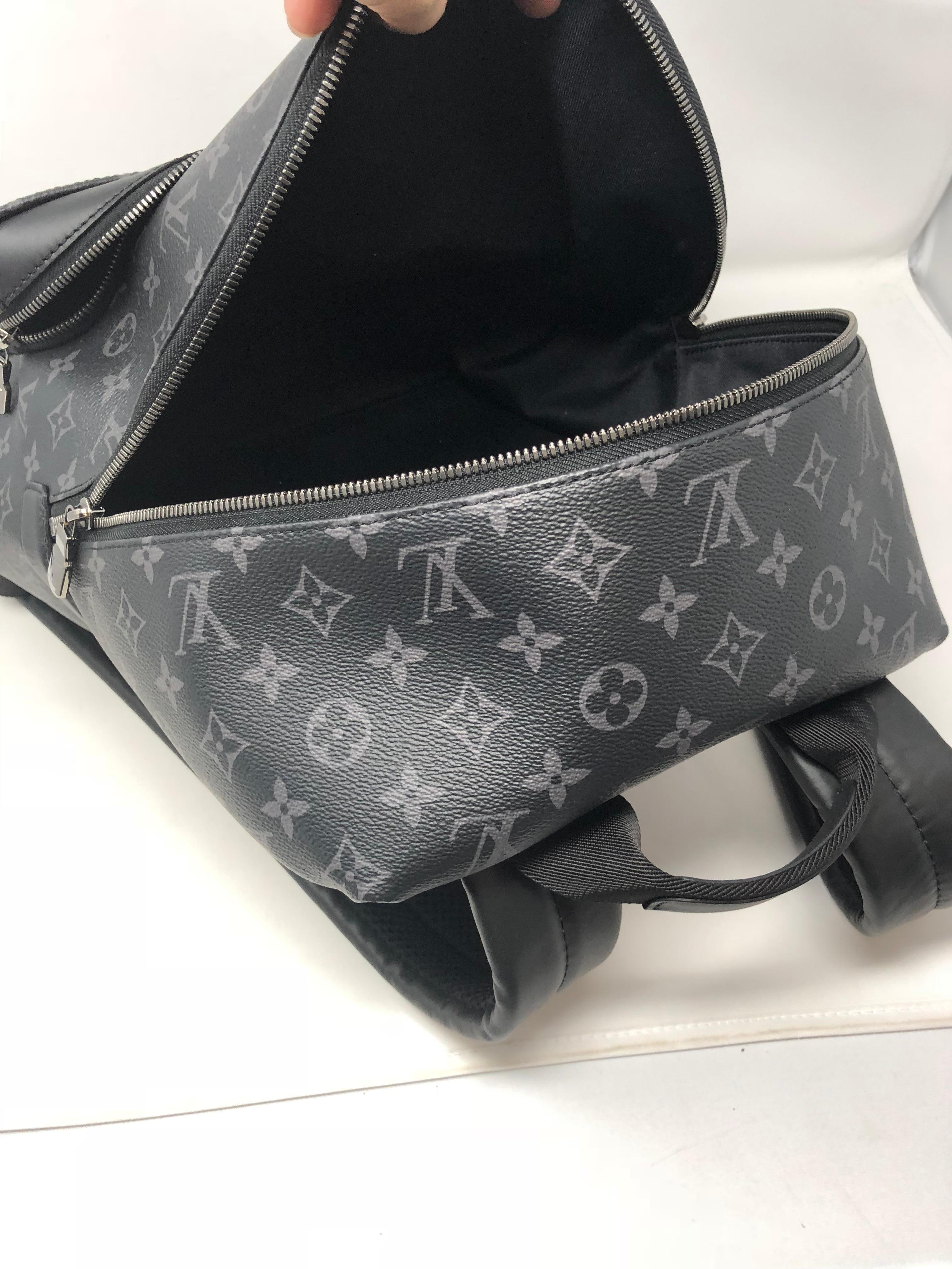 Louis Vuitton Black Monogram Eclipse Backpack  3