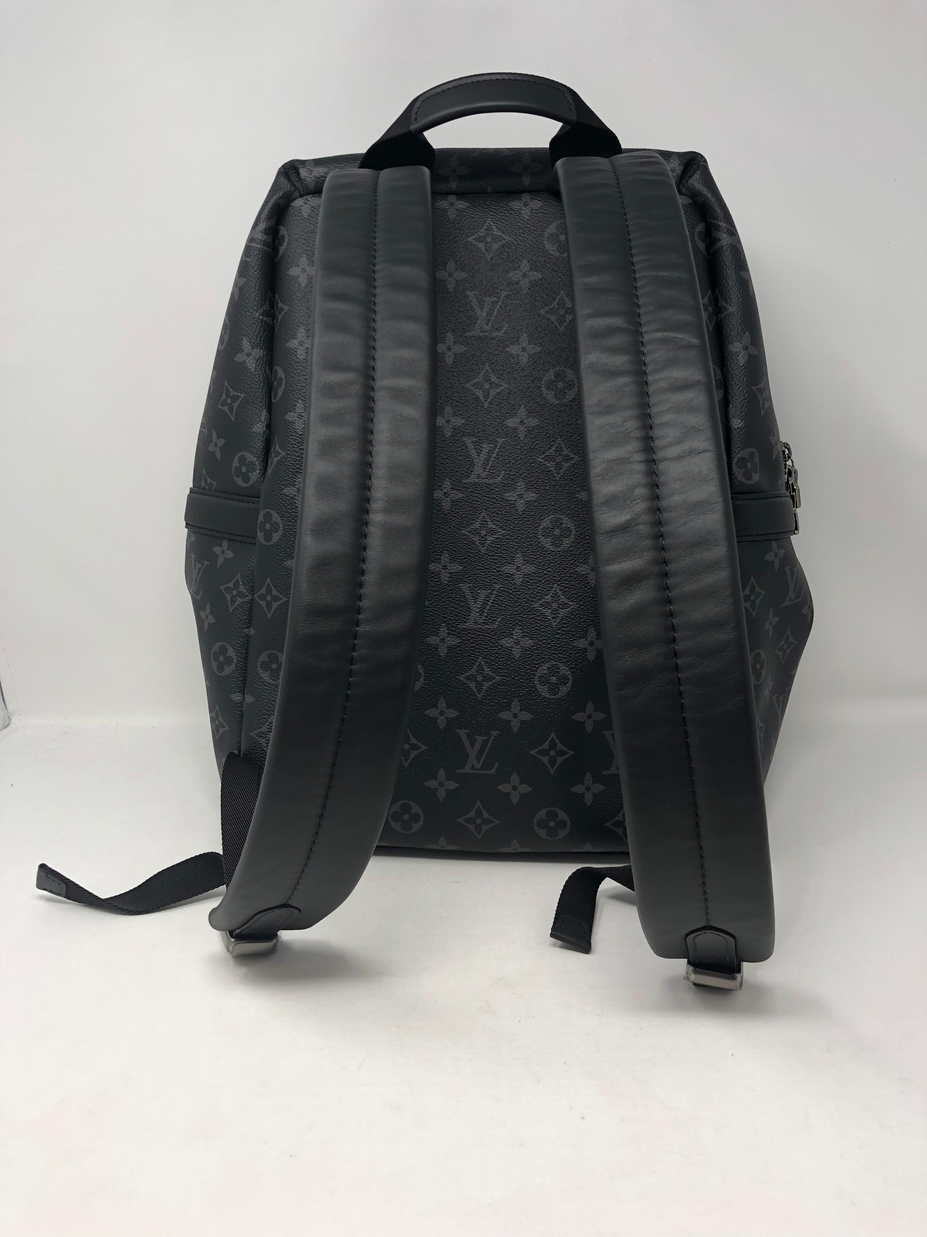 Women's or Men's Louis Vuitton Black Monogram Eclipse Backpack 