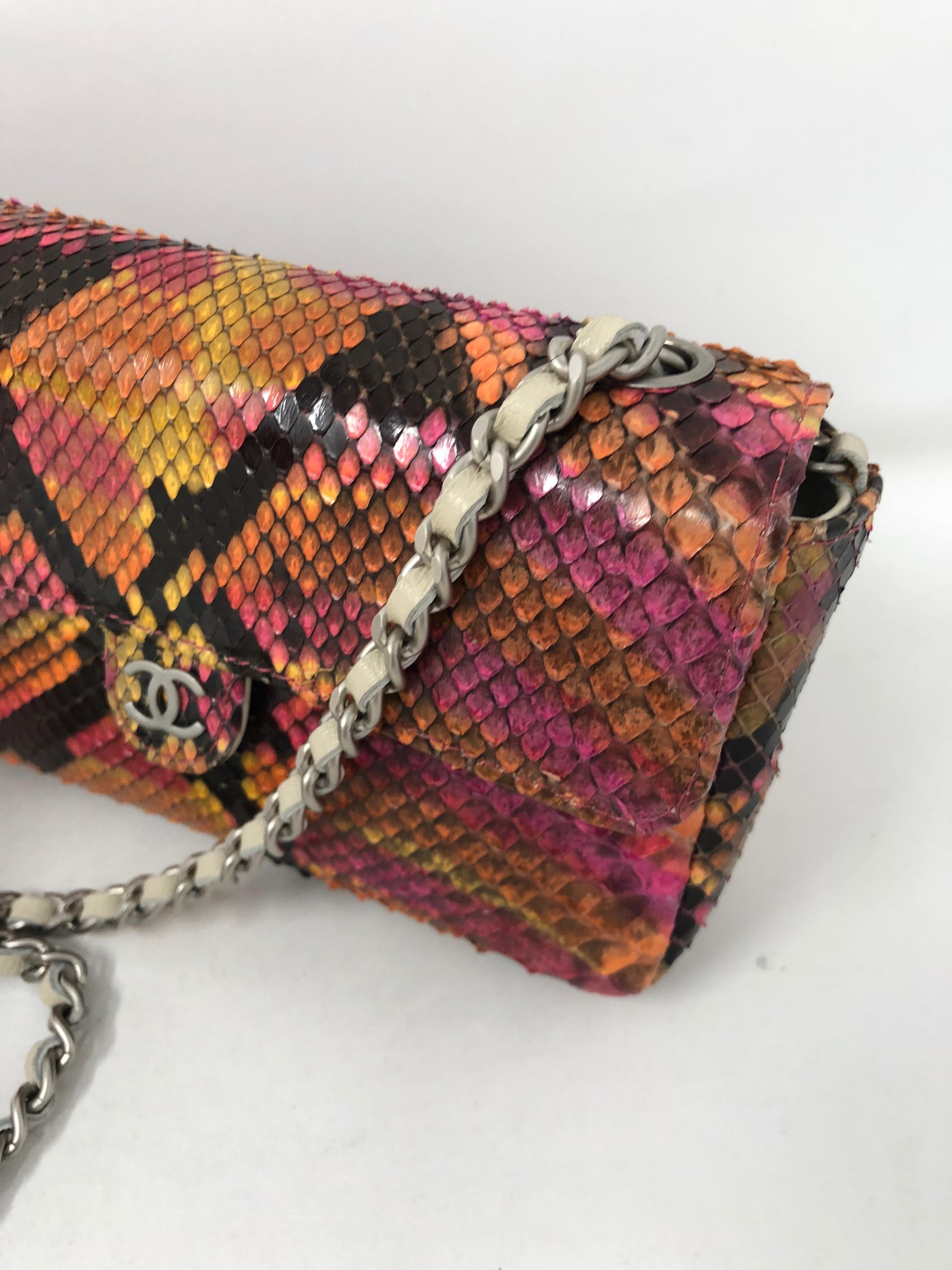 Chanel Python Mini Multicolor Crossbody Bag 1